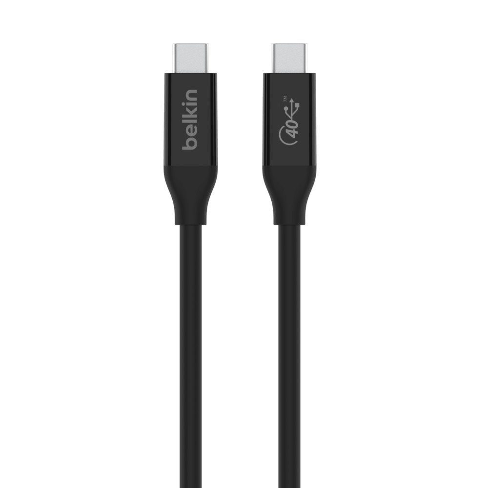 Belkin Connect USB4-Kabel USB-Kabel, USB-C, (80 cm), unterstützt Power  Delivery und schnelles Laden per „Passthrough“