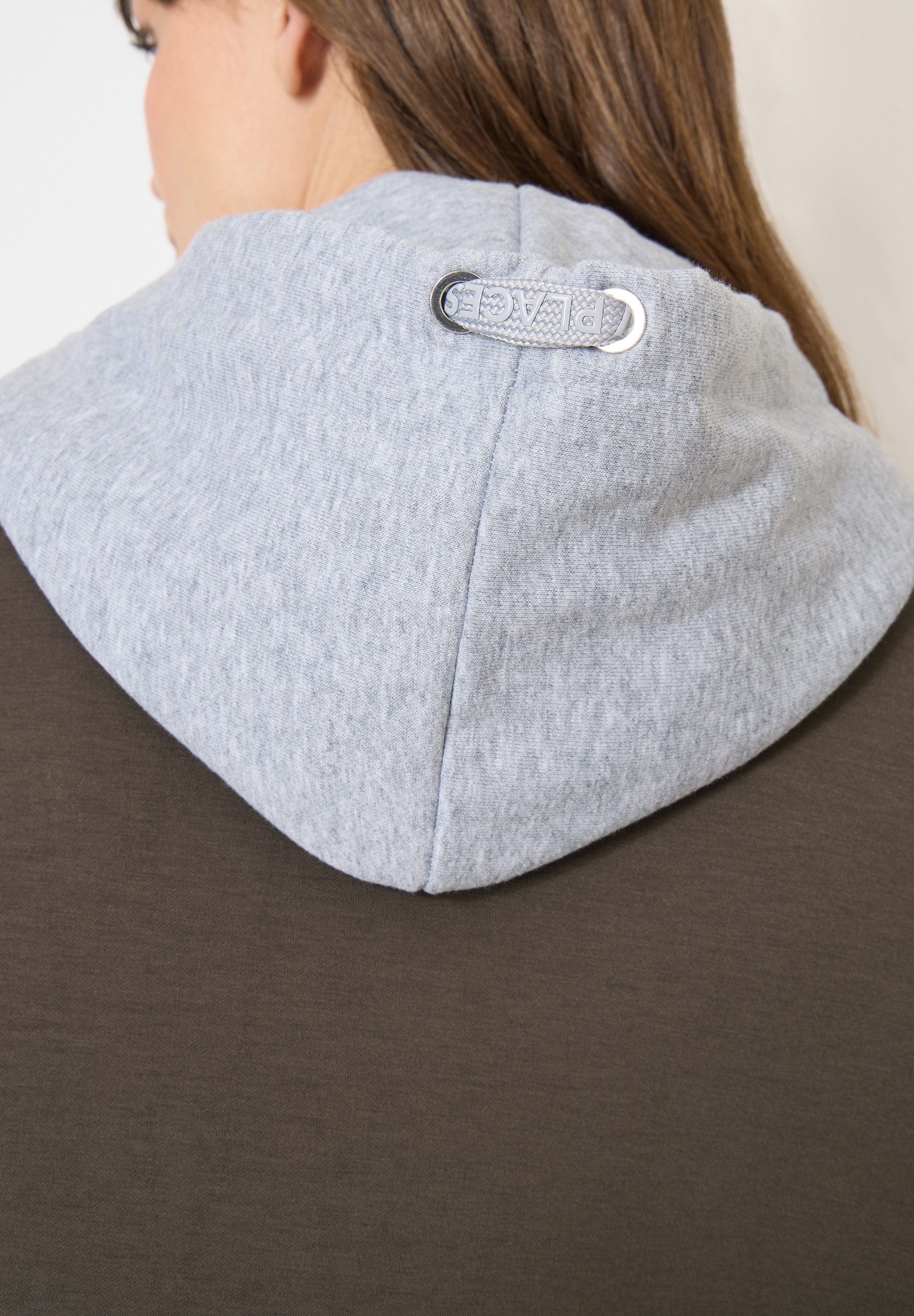 CECIL Cabanjacke mit Reverskragen und Kapuze