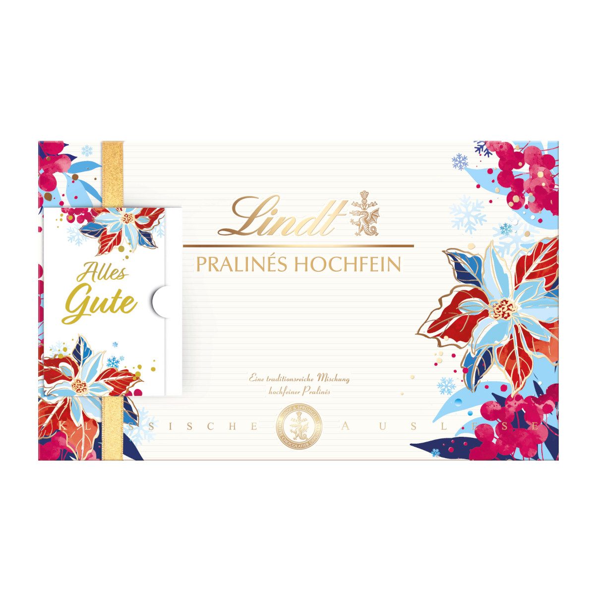LINDT Schokolade, Lindt Pralines Hochfein Winter Design Edition Packung 200g