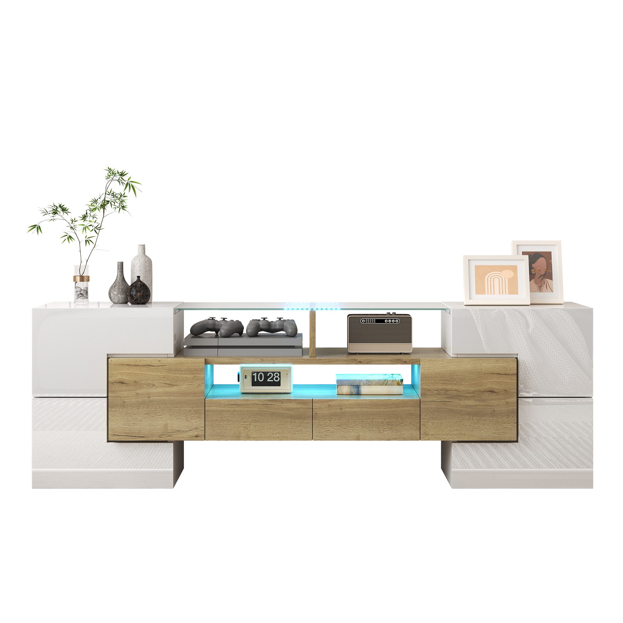 BlingBin TV-Schrank Lowboard (1-St., Wohnzimmermöbel mit günstig online kaufen