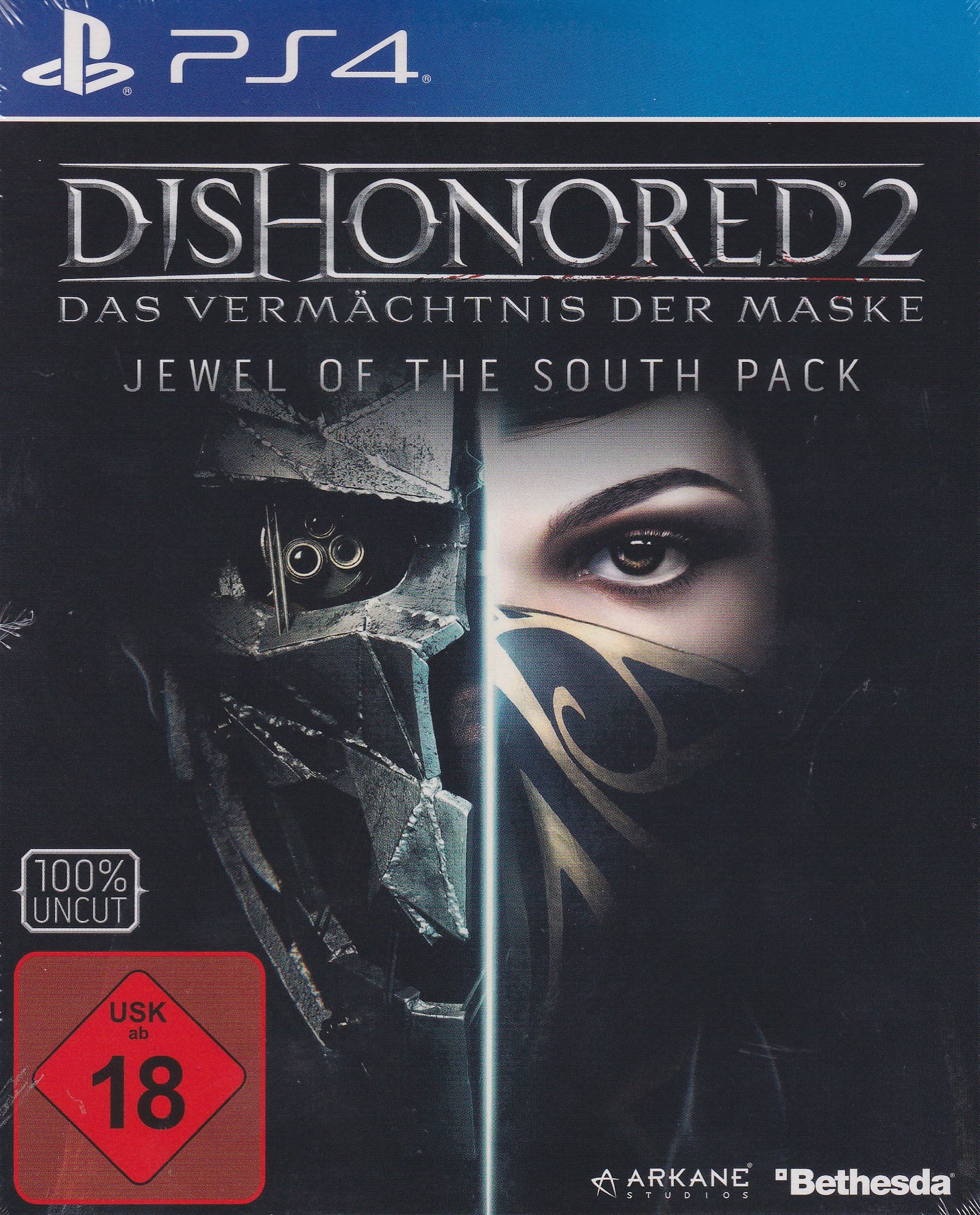 Dishonored 2 PS-4 Metal Pack Ed, Vermächtnis der Maske Playstation 4