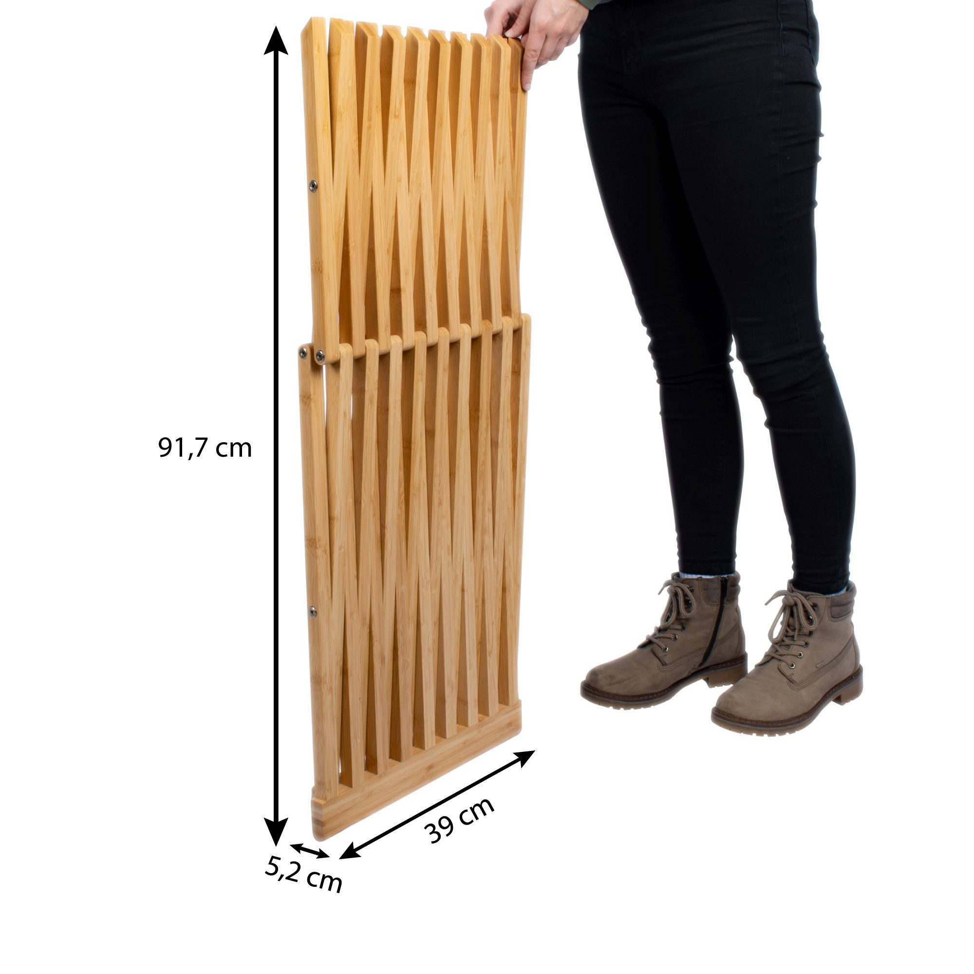 Schulte Dusch- und Badhocker Badsitz aus Bambus, belastbar bis 130,00 kg, klappbar