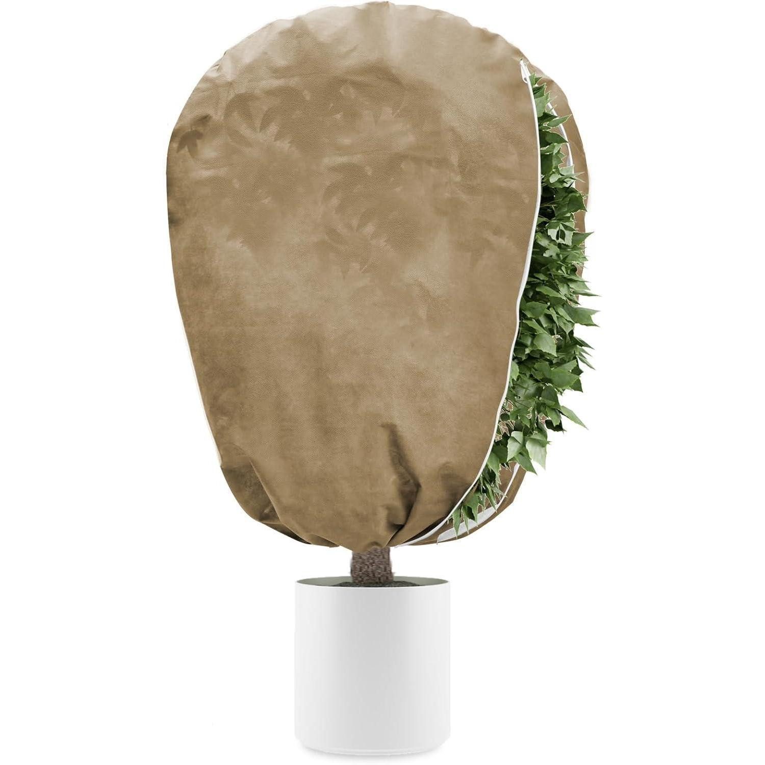 Abdeckhaube Pflanzenschutzhaube 50g Vlies Frostschutz Reißverschluss 100x120cm