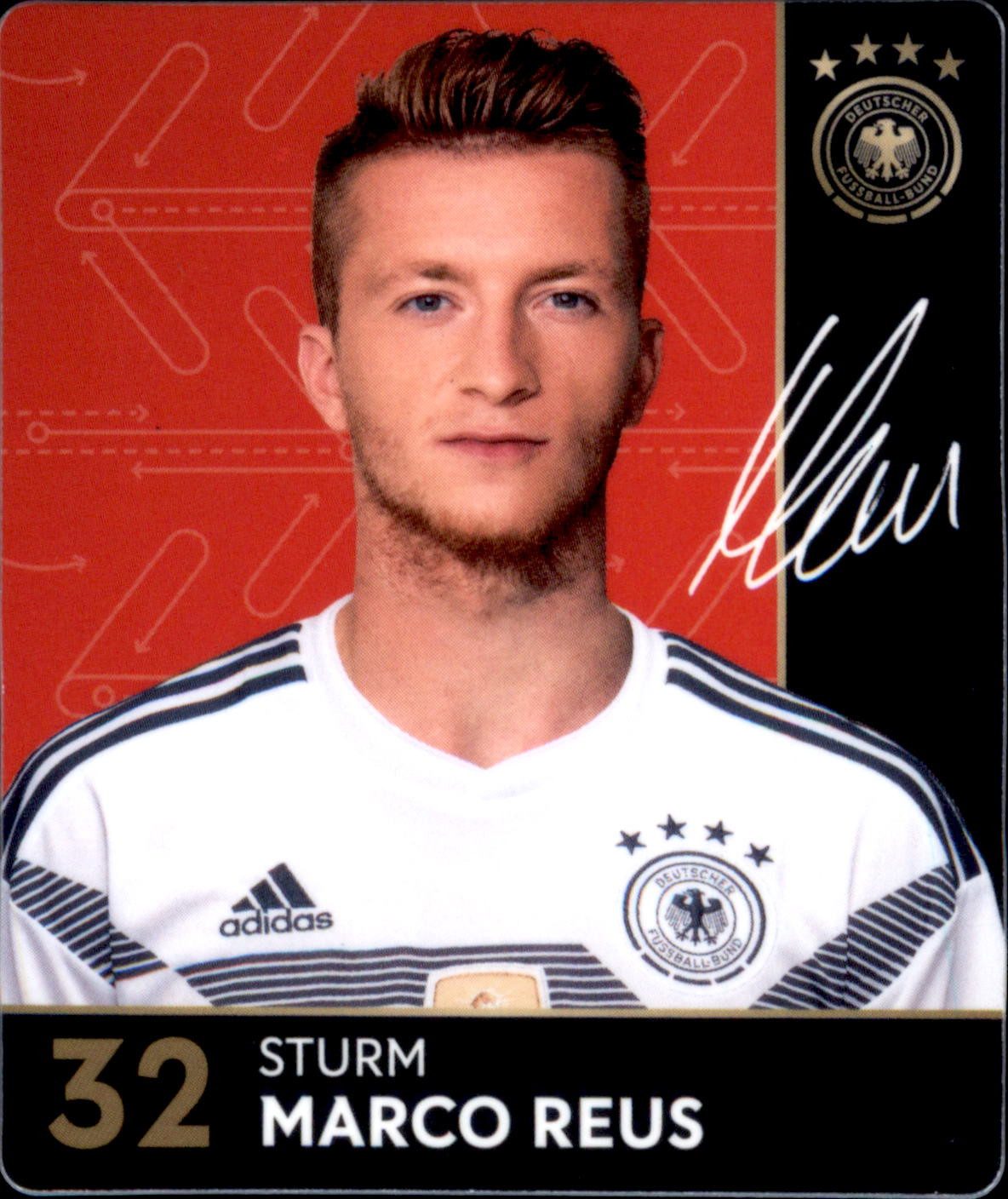 REWE Sammelkarte 32 - Marco Reus - REWE WM18 Sammelkarte