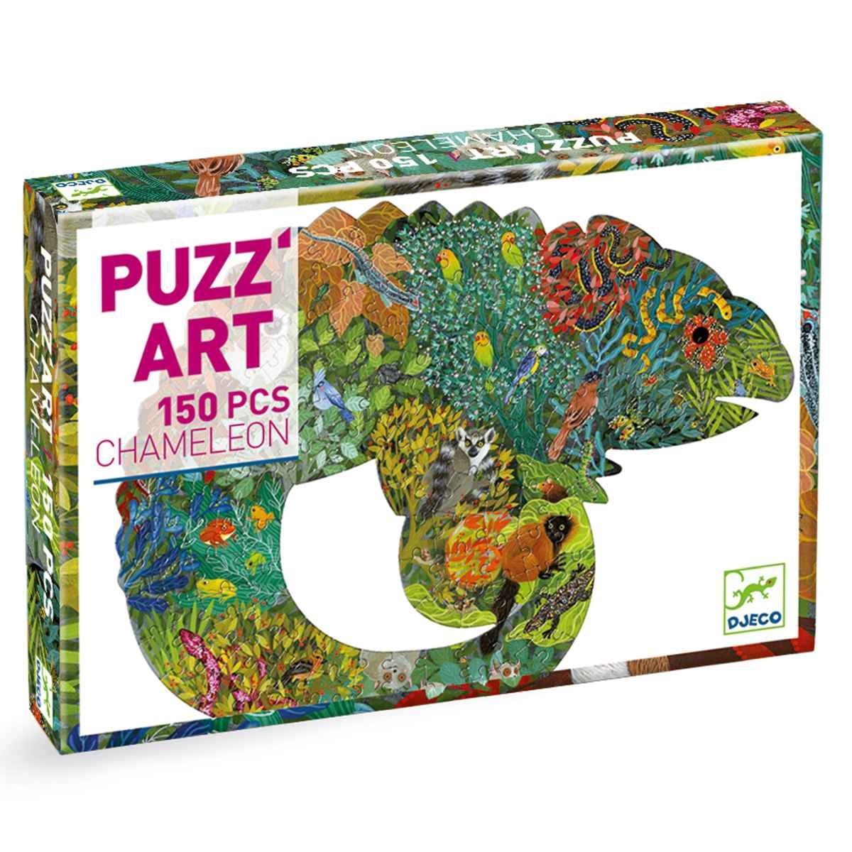 Puzzle Puzz'Art Chamäleon - 150 Teile Kinderpuzzle für Kinder