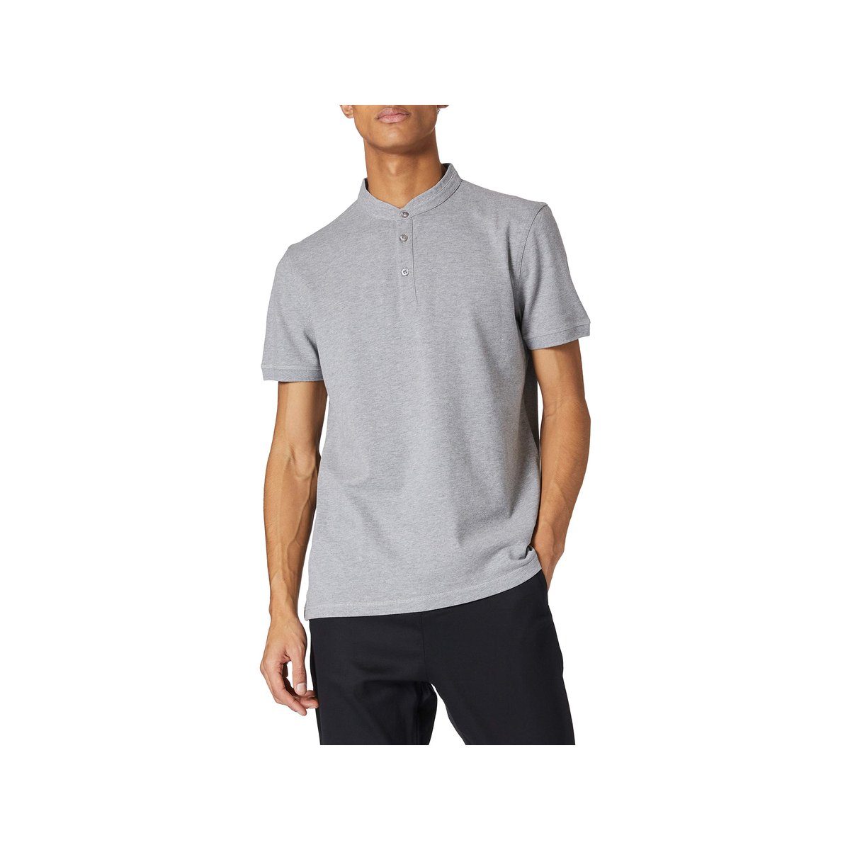 Strellson T-Shirt silber regular (1-tlg) | V-Shirts