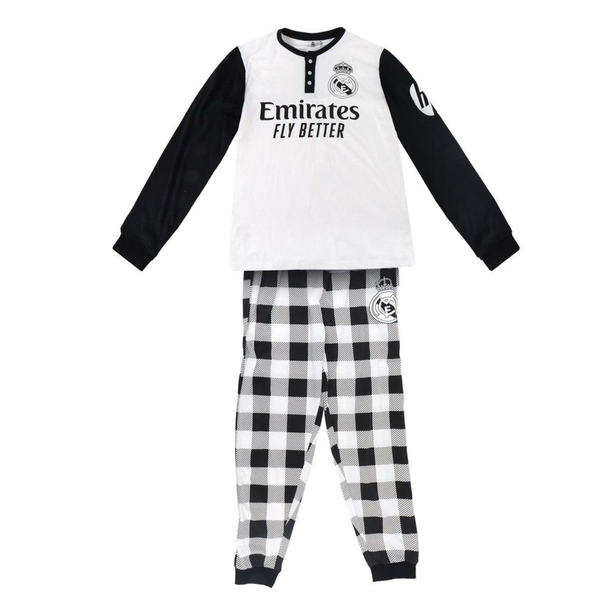 Cerda Pyjama Real Madrid Kids – Langarm Nachtwäsche aus Baumwolle & Polyester
