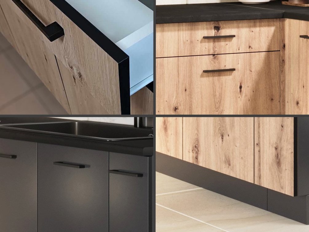 Möbel für Dich Küchenzeile Moderne Einbauküche ANIKA 200 cm, 6-teilig – Bild 4 von 5