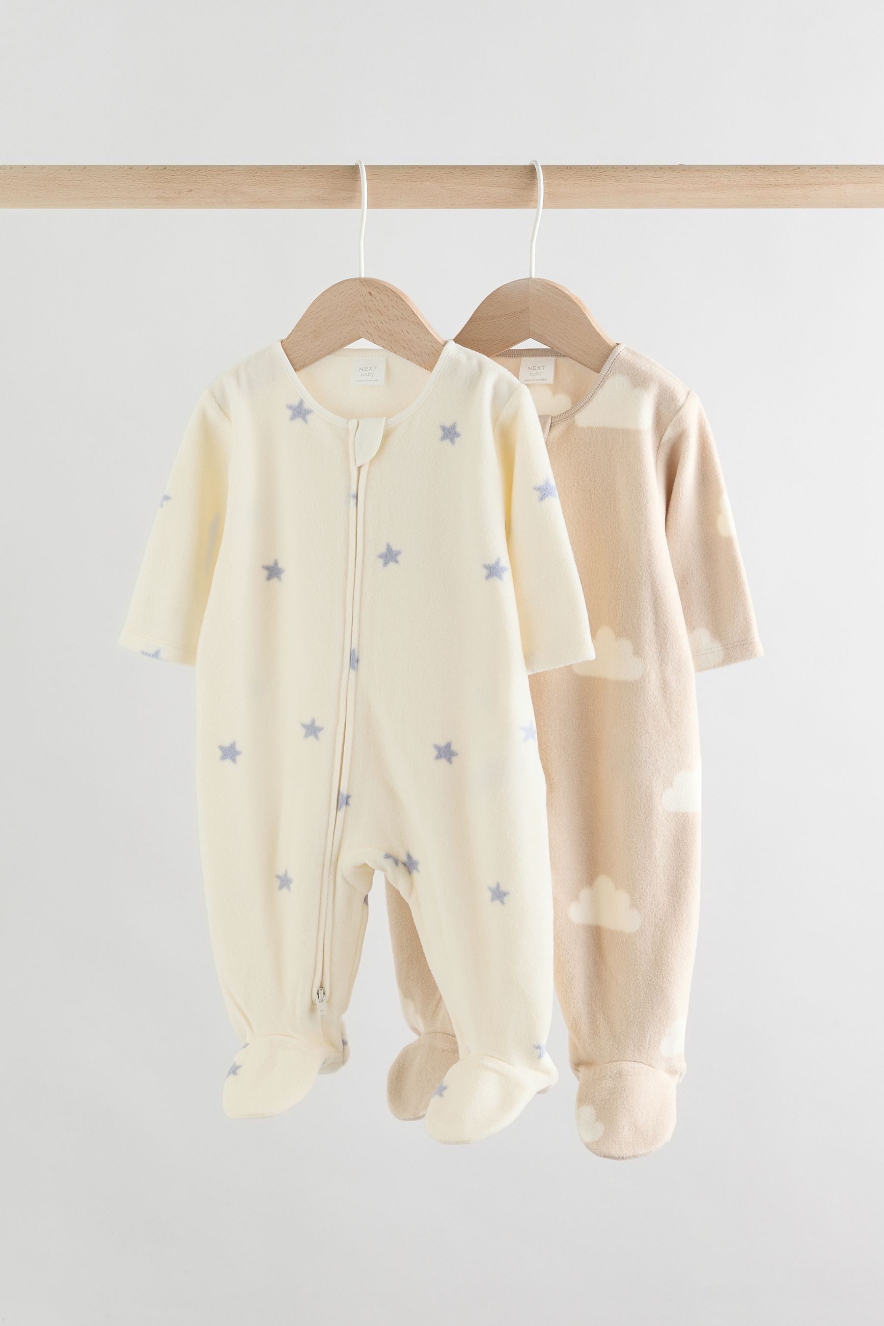 Next Schlafoverall Babystrampler Zwei-Wege-RV im 2er-Pack (2-tlg)