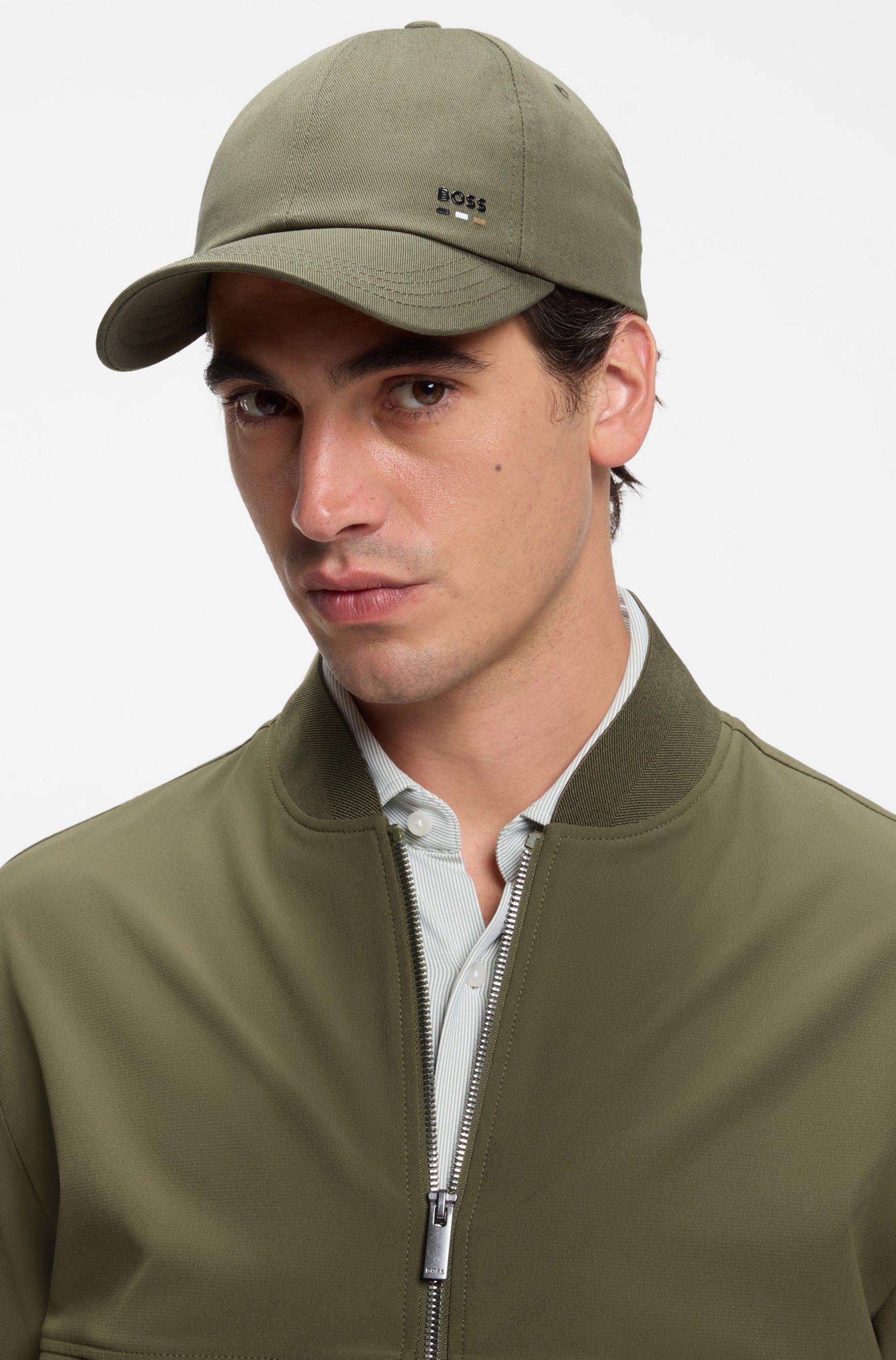 BOSS Baseball Cap Zed BOSS Icon aus Baumwoll-Twill, unisex