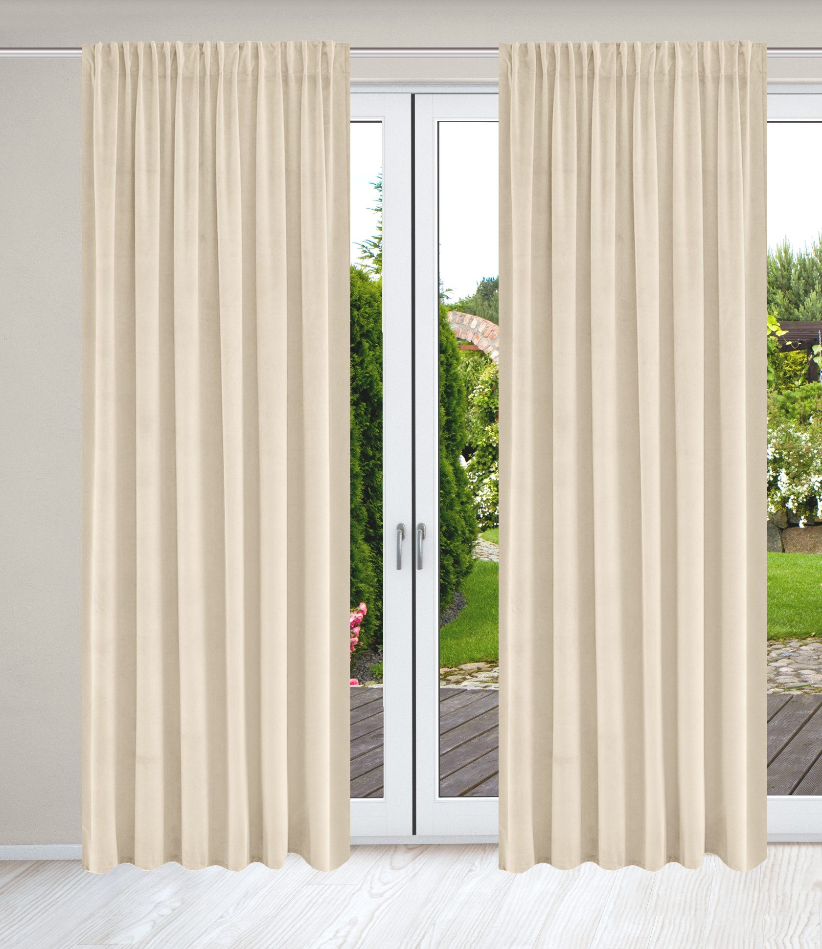 Guido Maria Kretschmer Home&Living Vorhang SAMT (2 St), Multifunktionsband, günstig online kaufen