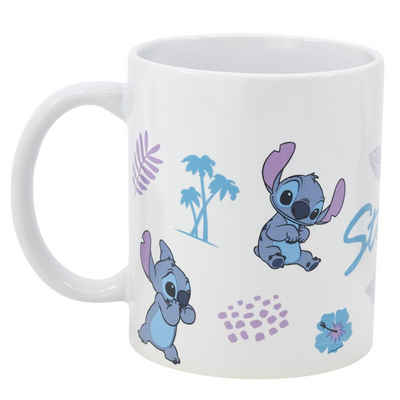 Disney Tasse Disney Stitch Teetasse Kaffeetasse Geschenkidee 330 ml, Keramik