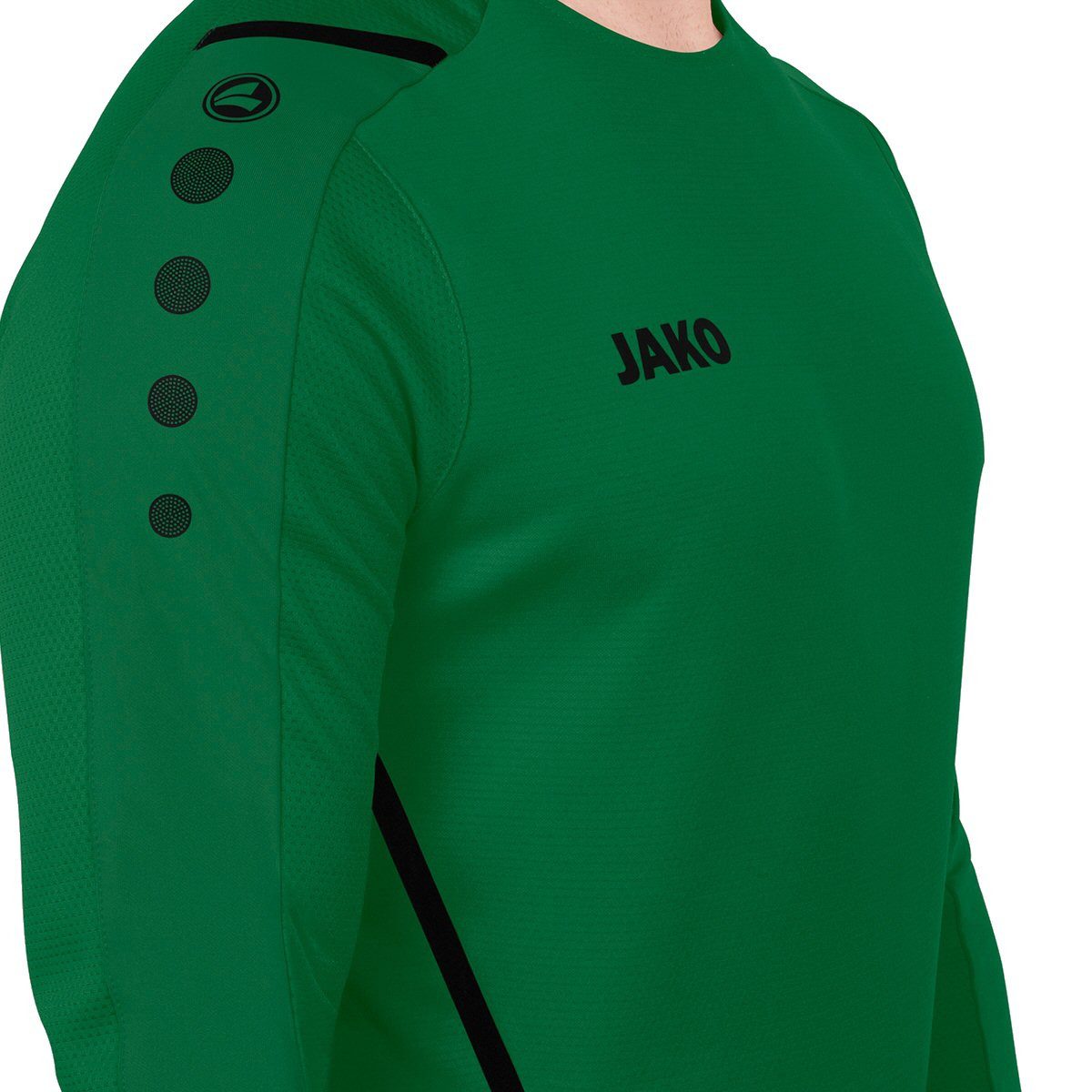 Jako Langarmshirt (Sweat) Challenge - optimale Bewegungsfreiheit - grün Herren