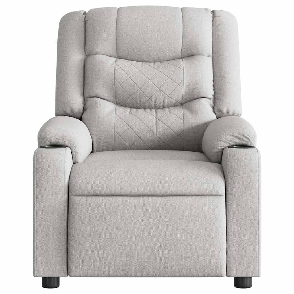 vidaXL Sessel Relaxsessel Wolkengrau Stoff (1-St) günstig online kaufen