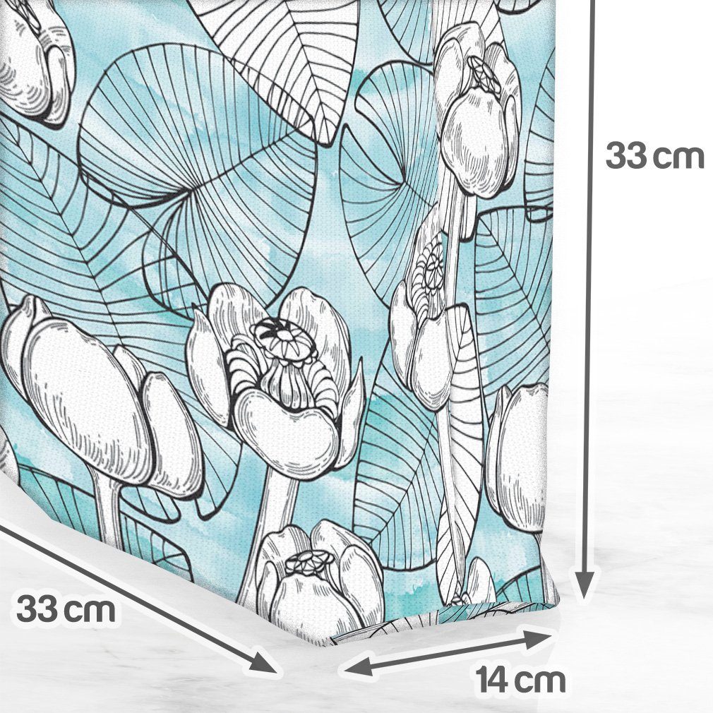 (1-tlg), Henkeltasche gartenteich Teich Garten see Muster VOID anlegen Blumen garten Malerei gar