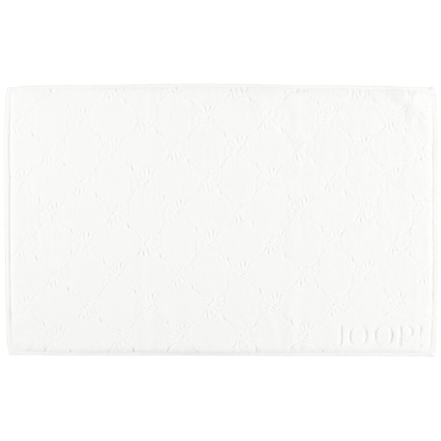 JOOP! Duschmatte Uni Cornflower 1670, 100% Baumwolle, eingewebtes JOOP!-Logo
