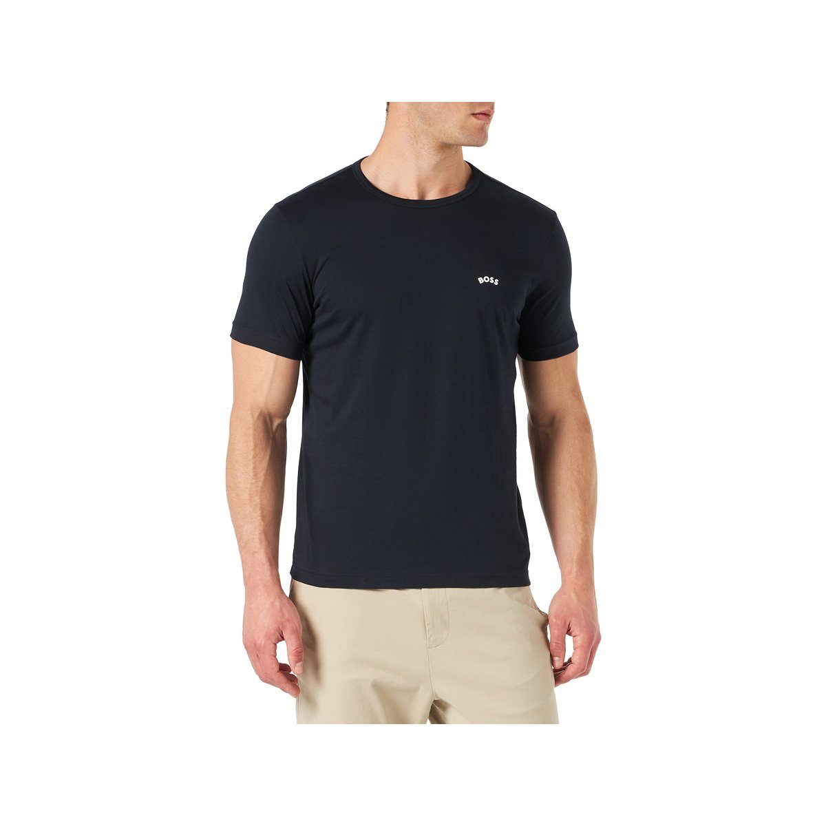 BOSS HUGO T-Shirt dunkel-blau regular fit (1-tlg) marine (300)