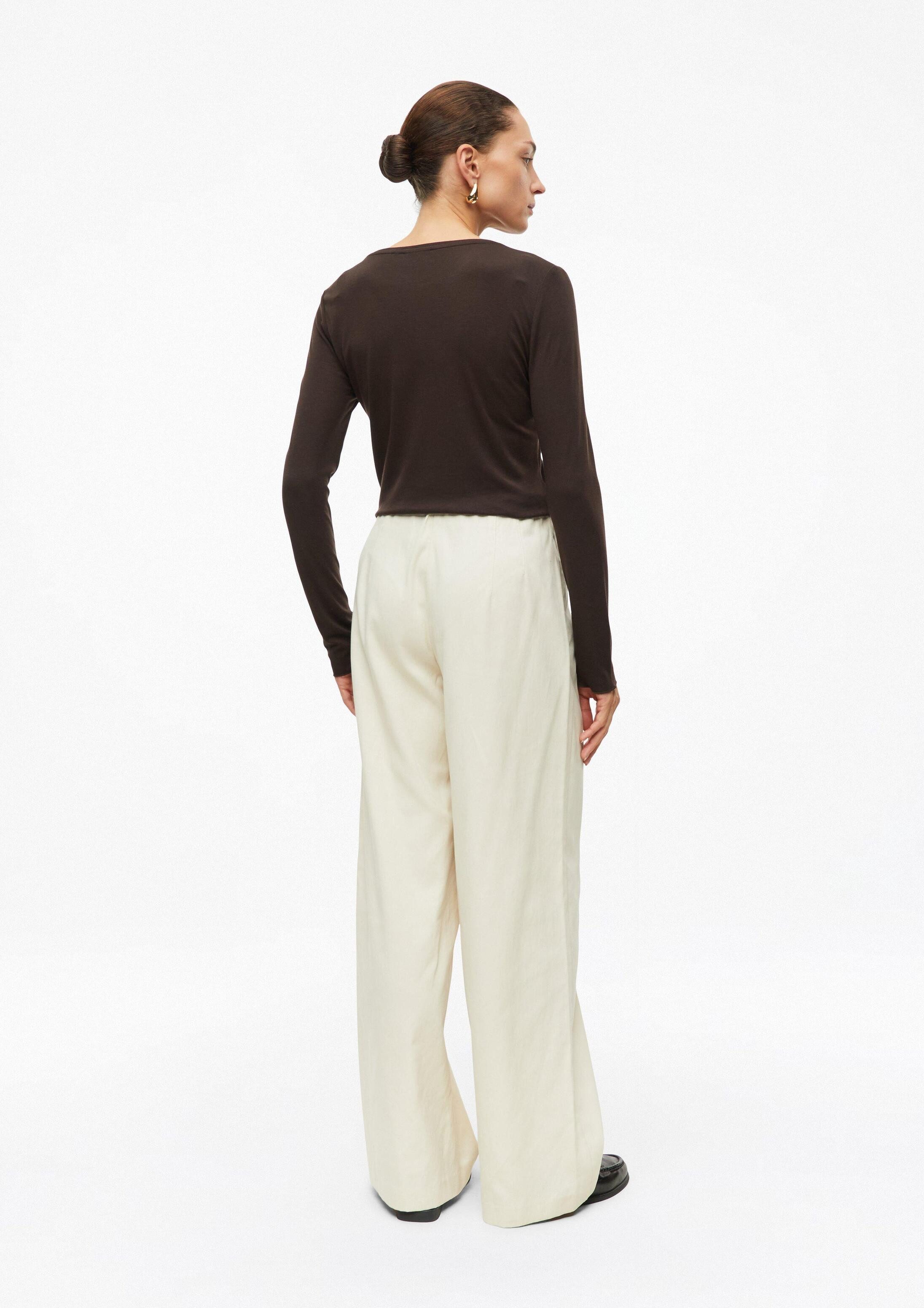 s.Oliver Chinos Hose Wide-Leg-Hose mit Komfortbund