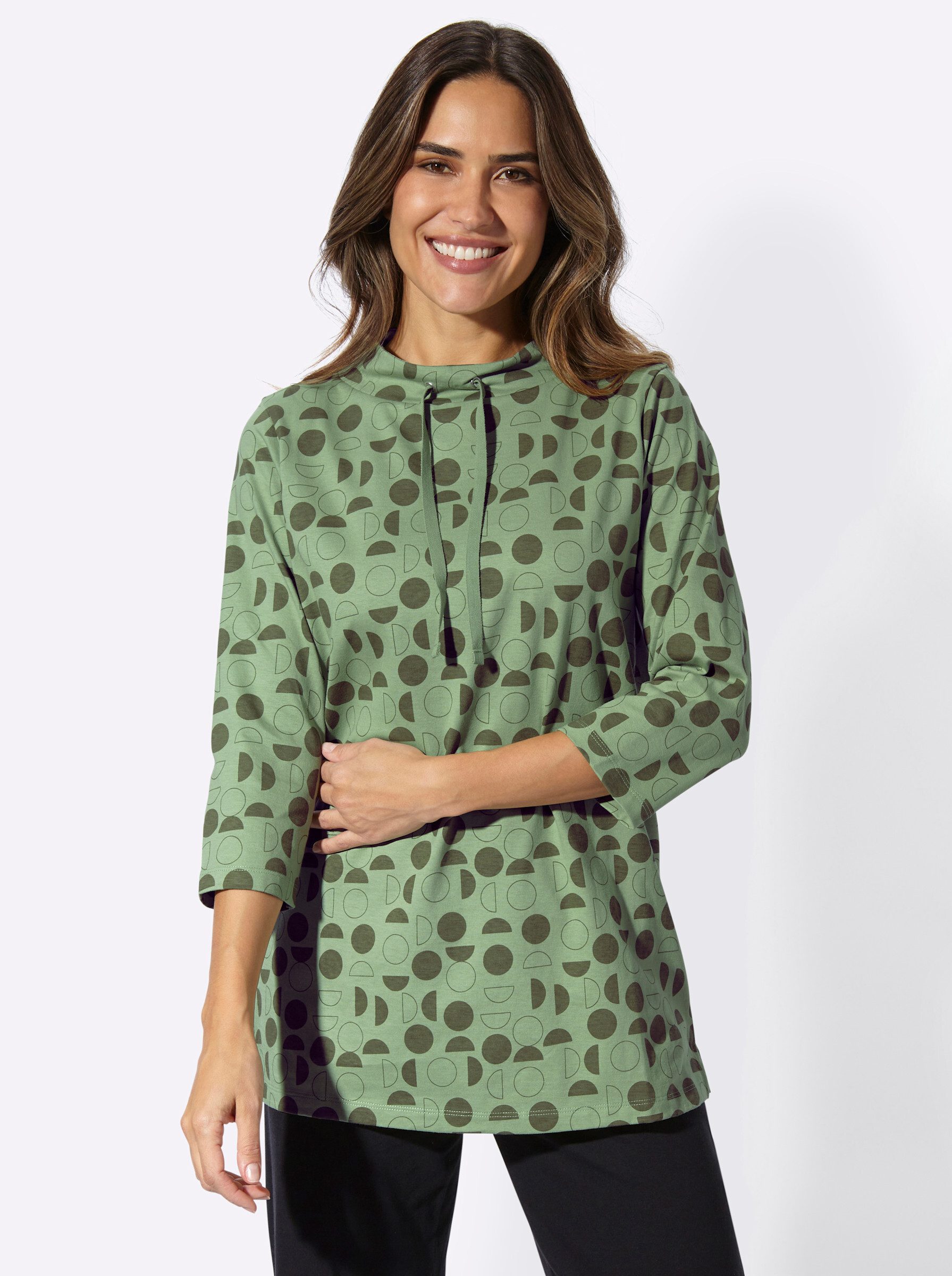 Sieh an! Trainingsshirt Longshirt 3/4-Arm
