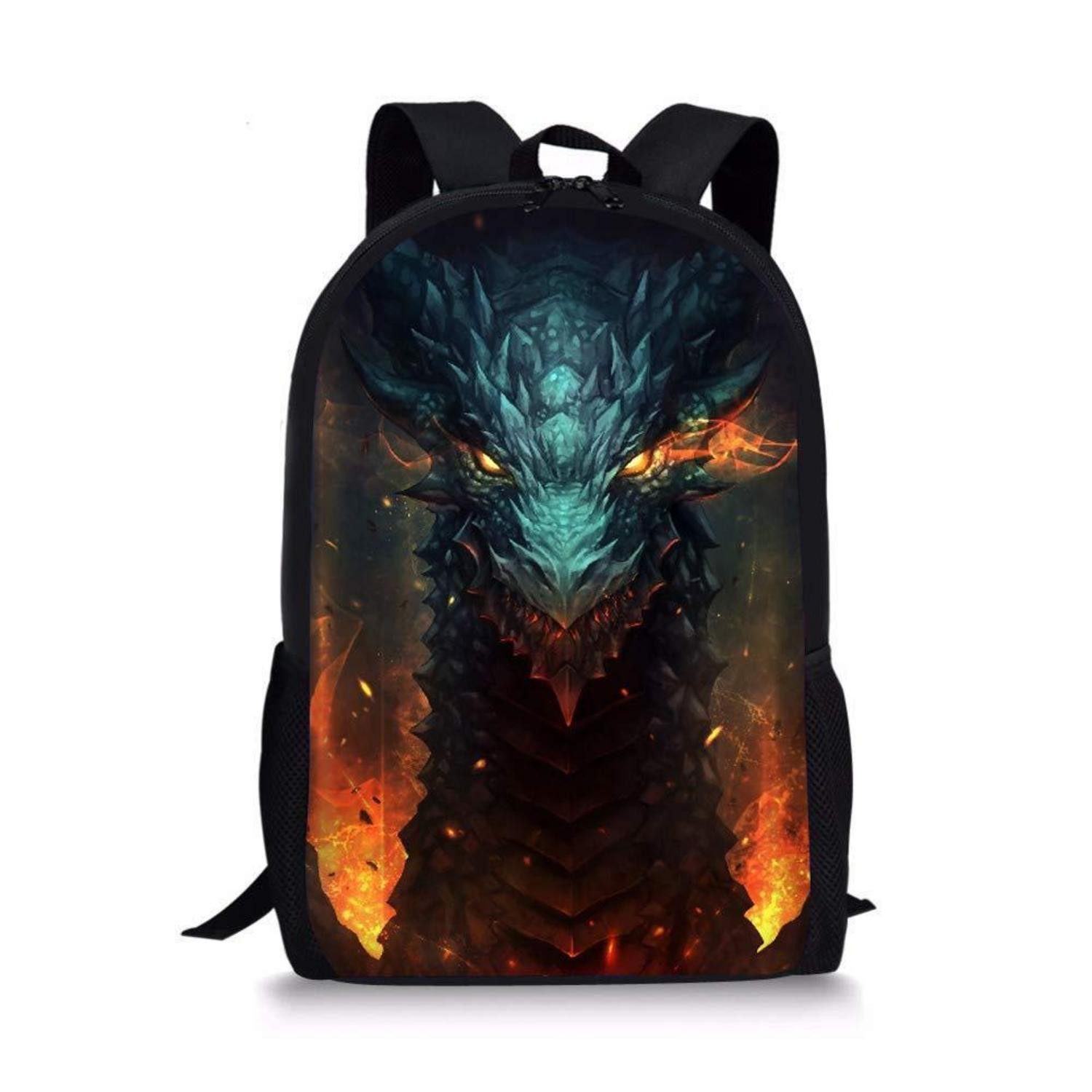 LuxusKollektion Schulrucksack Drachen Rucksack Schulrucksack Kinder 44cm