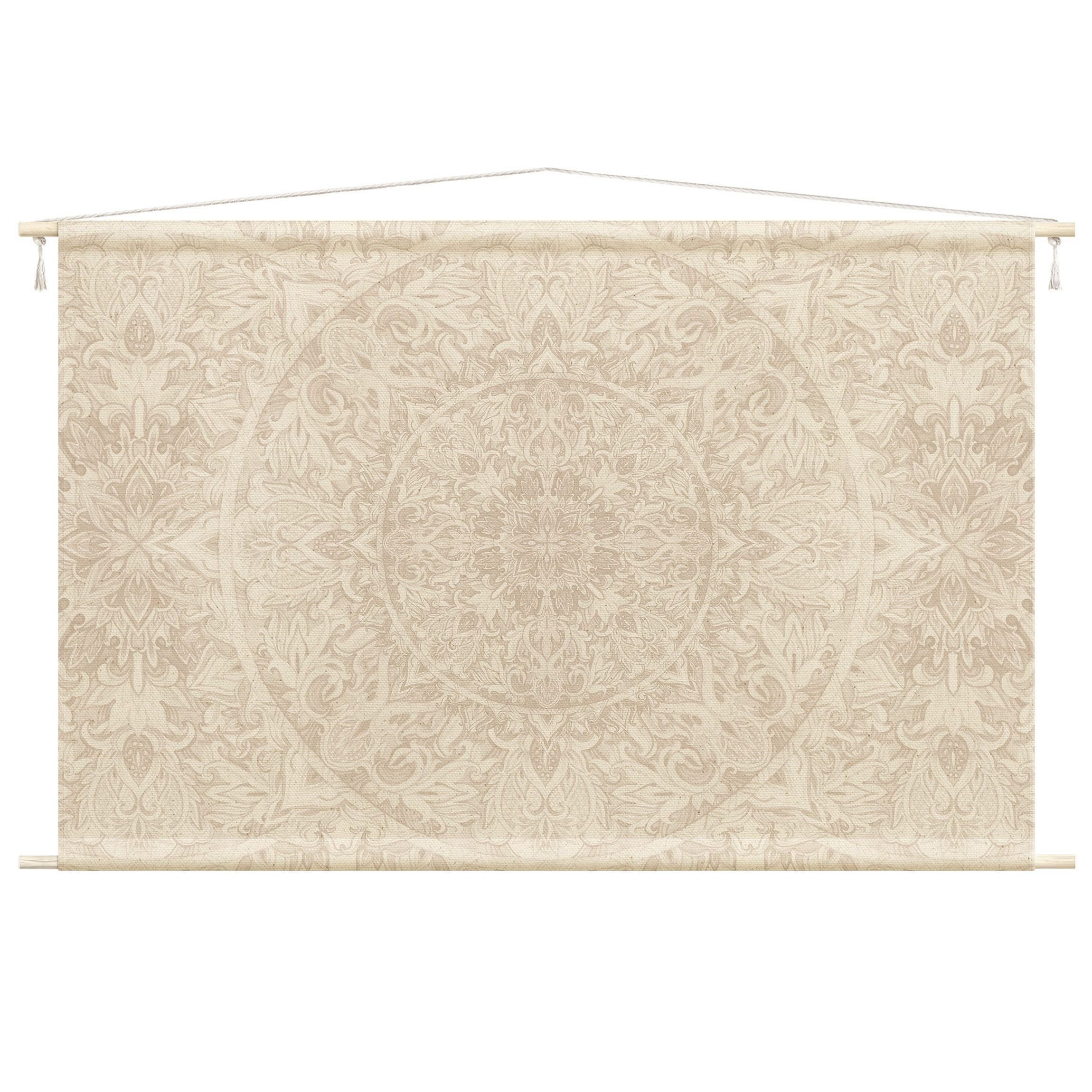 Bilderdepot24 Wandteppich modern Mandala Aquarell Muster günstig online kaufen