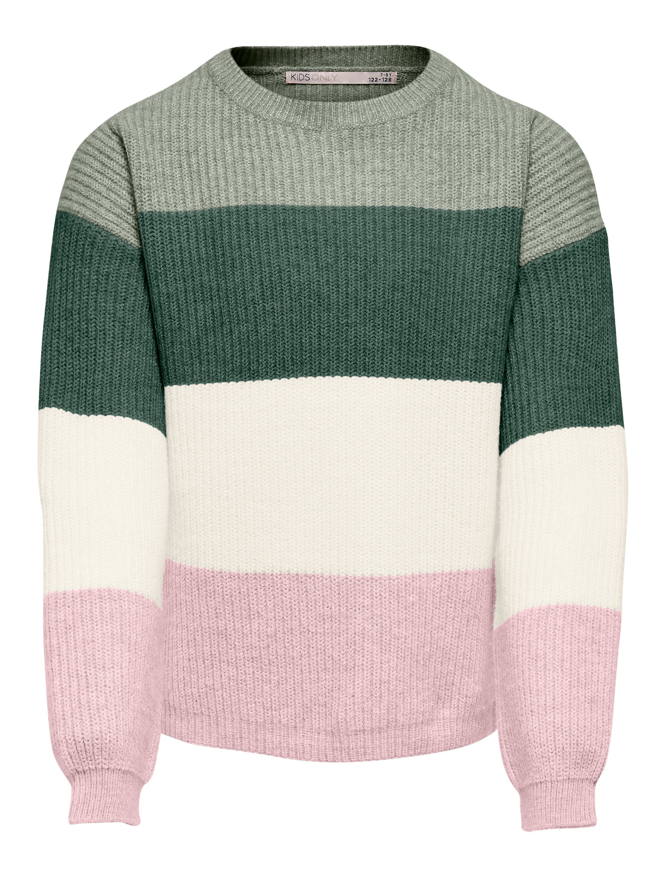 Strickpullover KOGSANDY L/S STRIPE PULLOVER KNT NOOS