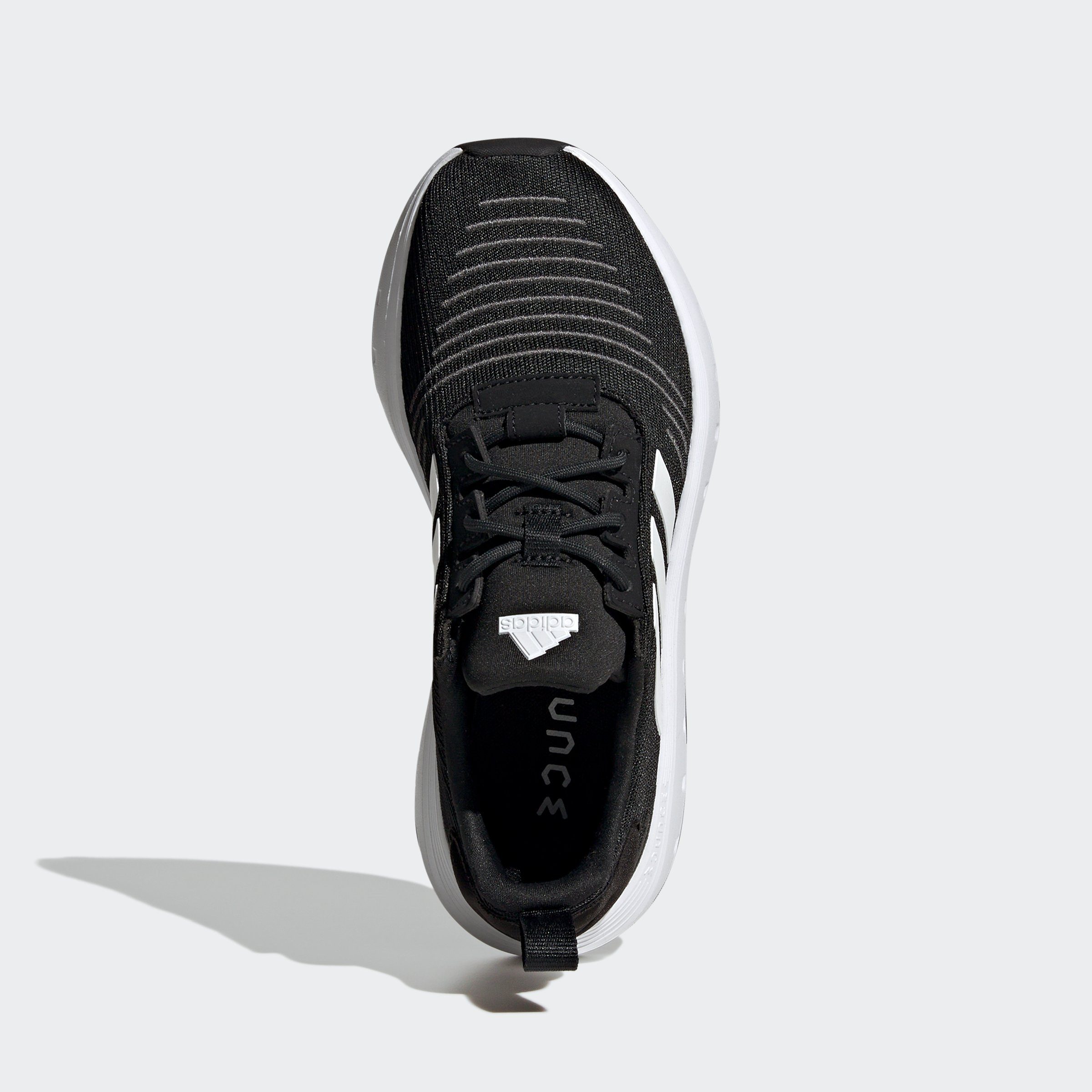 Cloud Sportswear RUN Black Core / SWIFT Five / KIDS Sneaker White Grey adidas