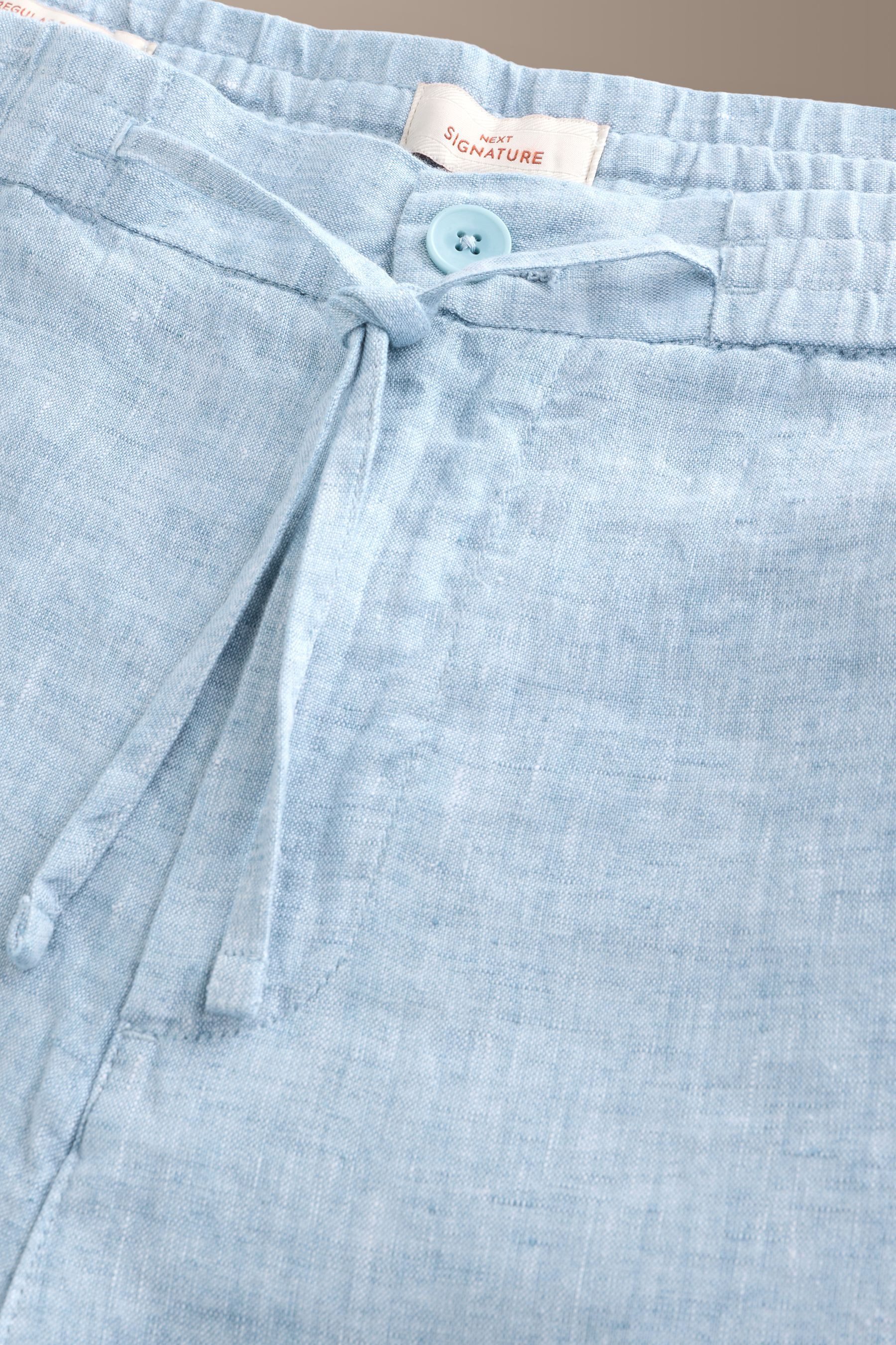 Next Dehnbund-Hose Signature Regular Fit Leinenhose mit Elastikbund (1-tlg)