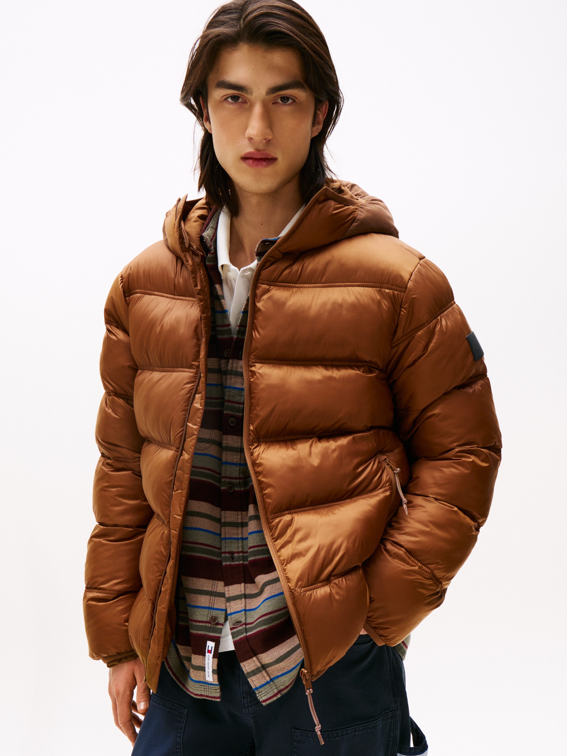 Tommy Jeans Steppjacke HOODED LOGO PUFFER günstig online kaufen