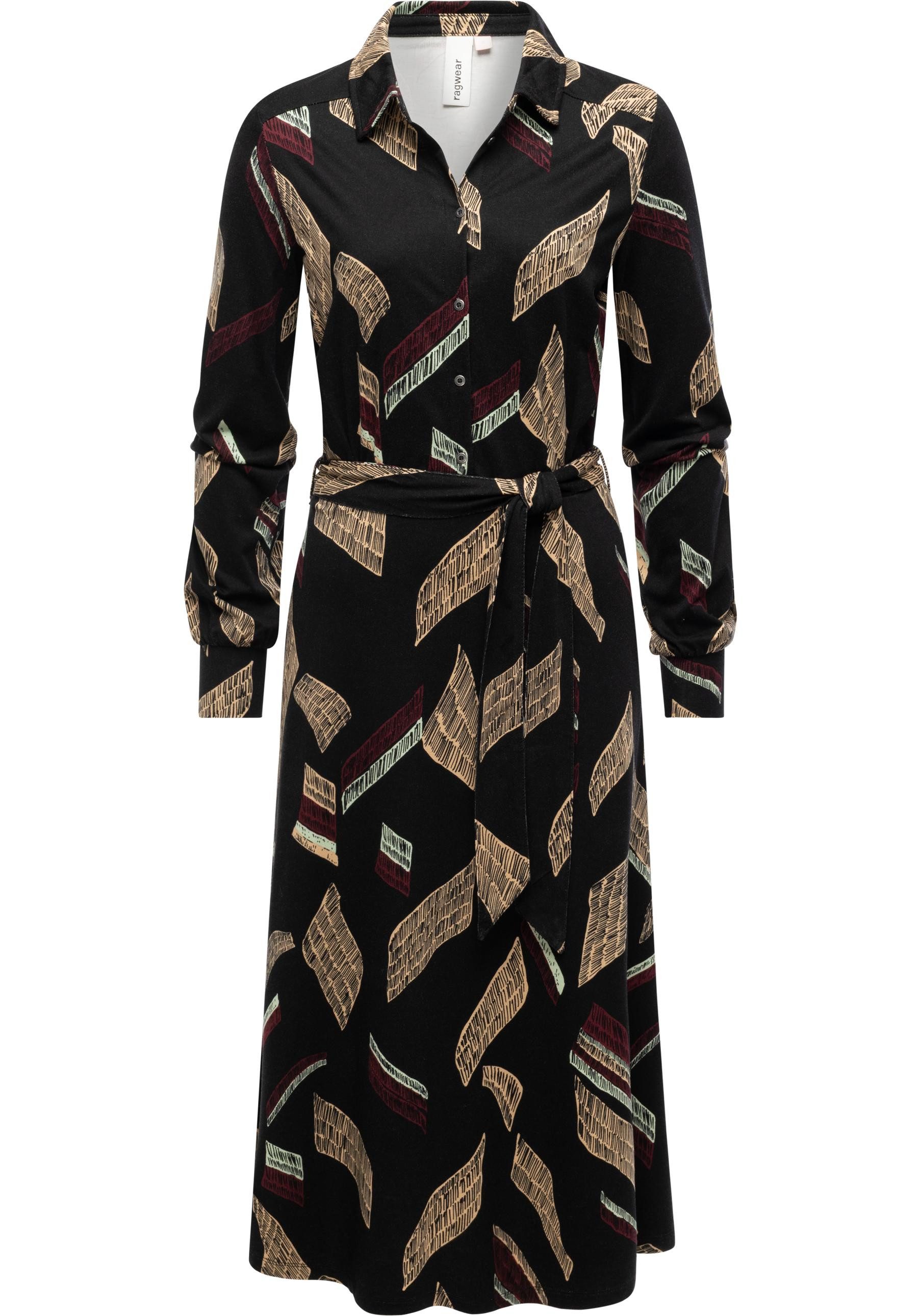 Ragwear Blusenkleid Plantee Print Modisches Damenkleid günstig online kaufen