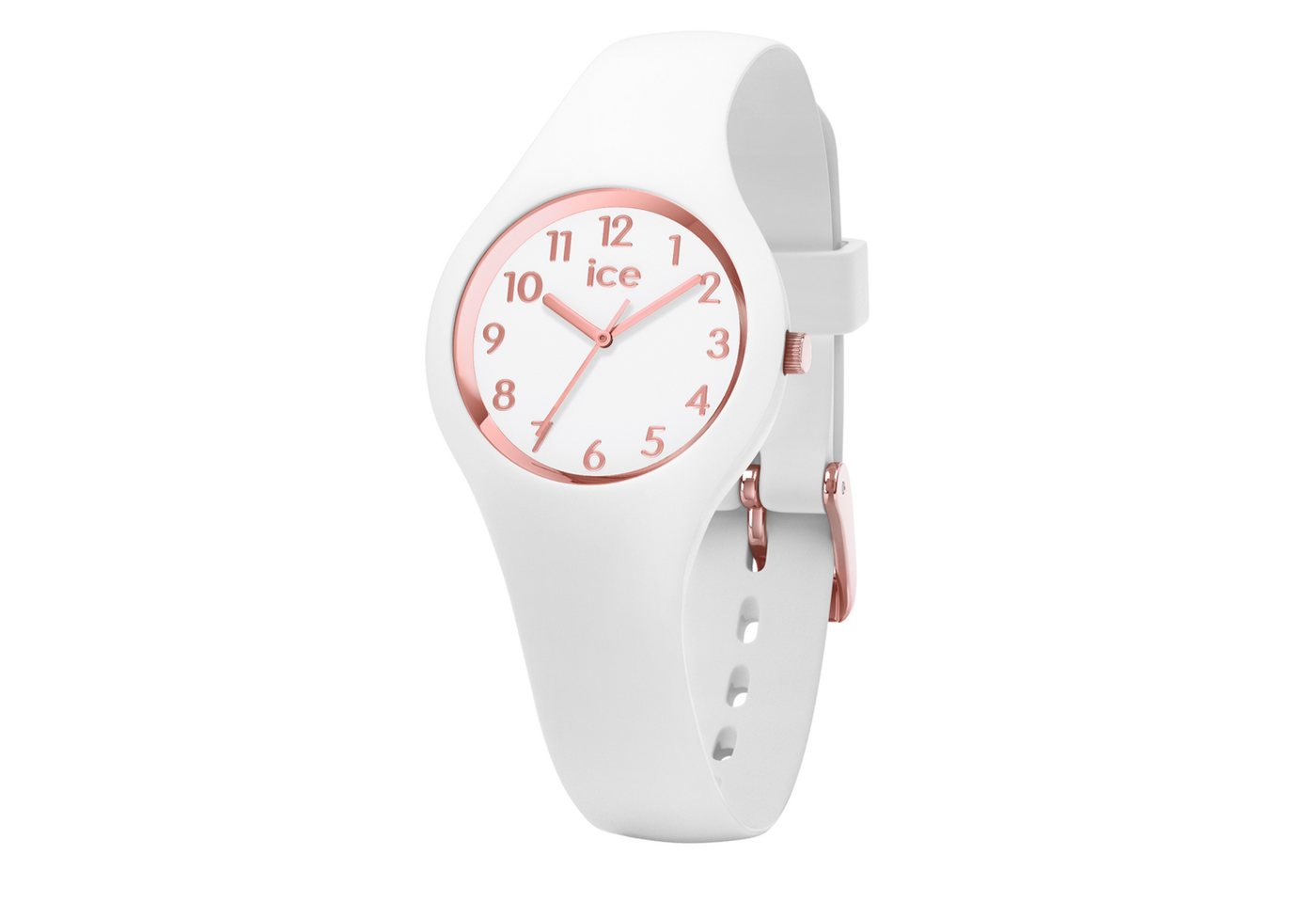 ice-watch Quarzuhr Ice Watch Damenuhr ICE Glam 015343 Roségold plattiert, Edelstahl, Weiß, (1-tlg)