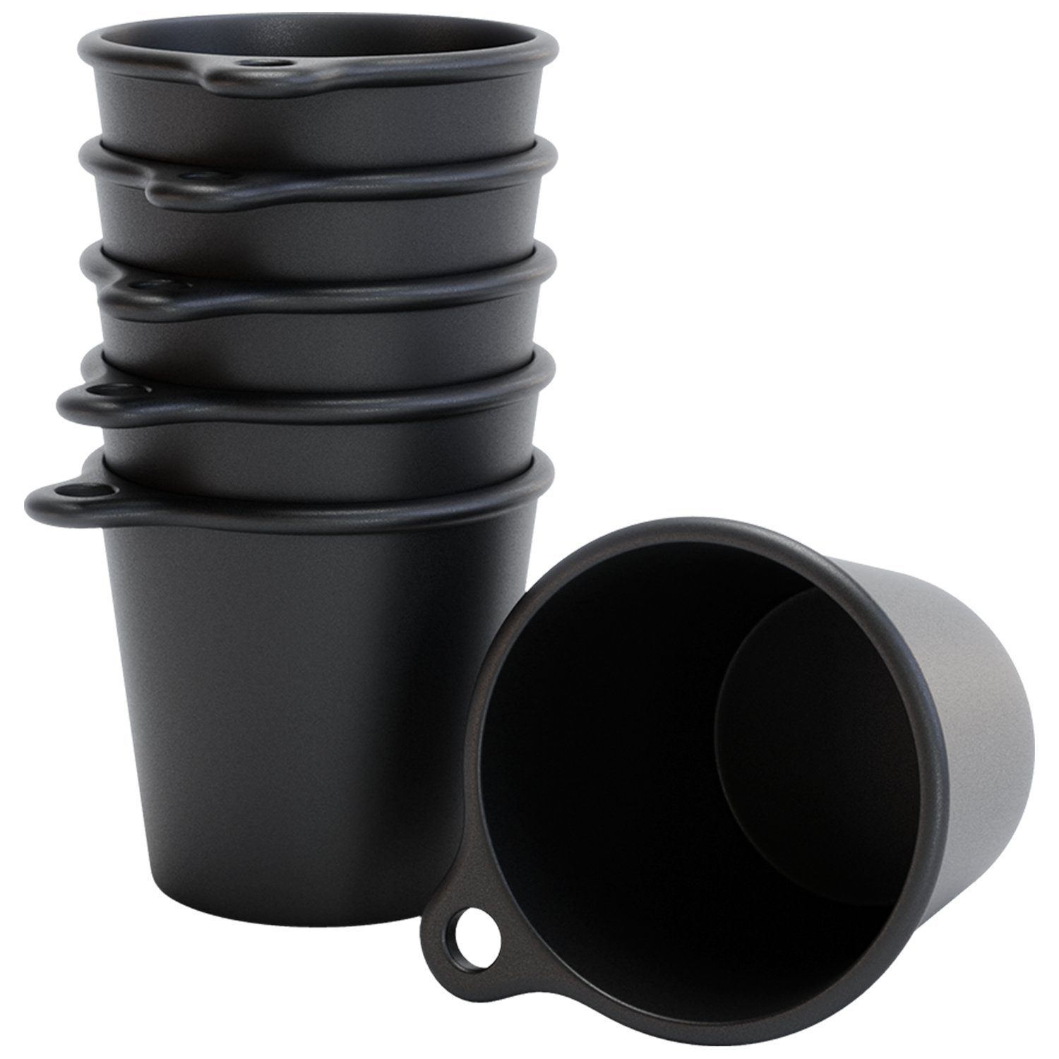 SoPro Schnapsglas 6x Schnapsbecher Plastik 4 cl wiederverwendbar - Shotgläser