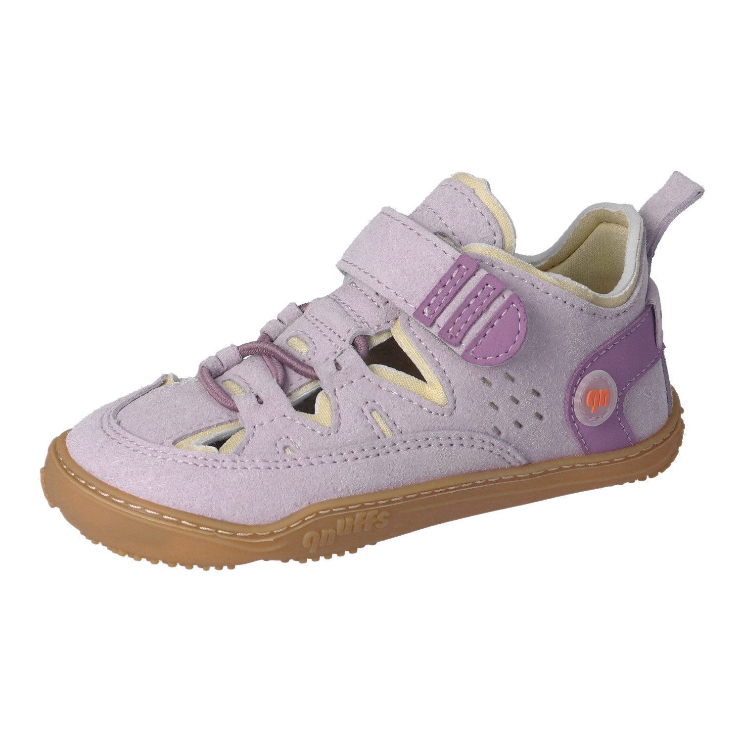 qnuffs Lerche Barfußschuh Sneaker, Halbschuh, Sneaker mit Namenschild an der Ferse