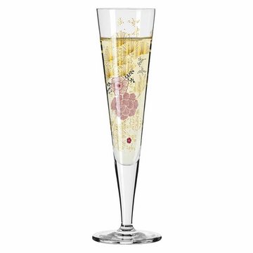 Ritzenhoff Champagnerglas Goldnacht 020, Kristallglas