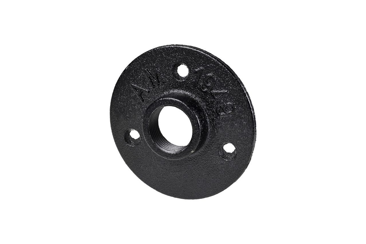 Dolle Wandregalhalter Dolle Plattenscheibe für Pipe-Regalsystem Ø 70 mm