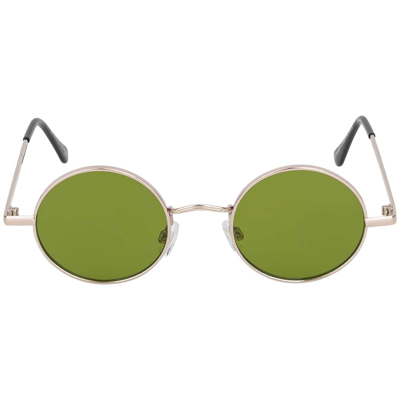 BEZLIT Eyewear Retrosonnenbrille Rund Form Designer Damen Sonnenbrille (1-St) mit orange, blau, hellrot, lila, grün und roten Linsen