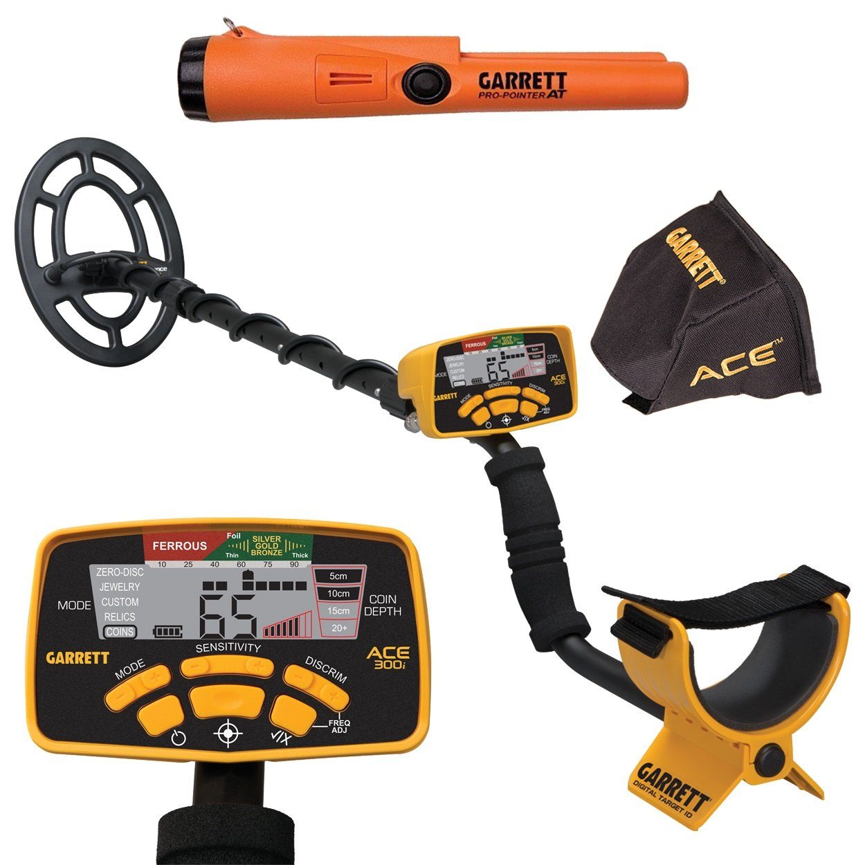 Metalldetektor ACE 300i + Pro Pointer AT