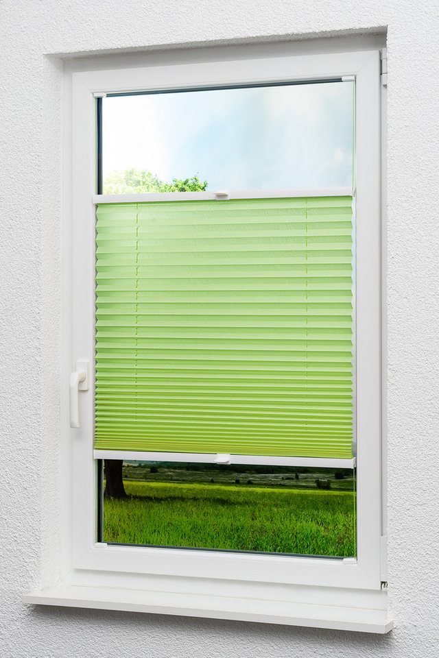 LYSEL® Plissee Crush Tageslicht, blickdicht, HxB 130x40cm