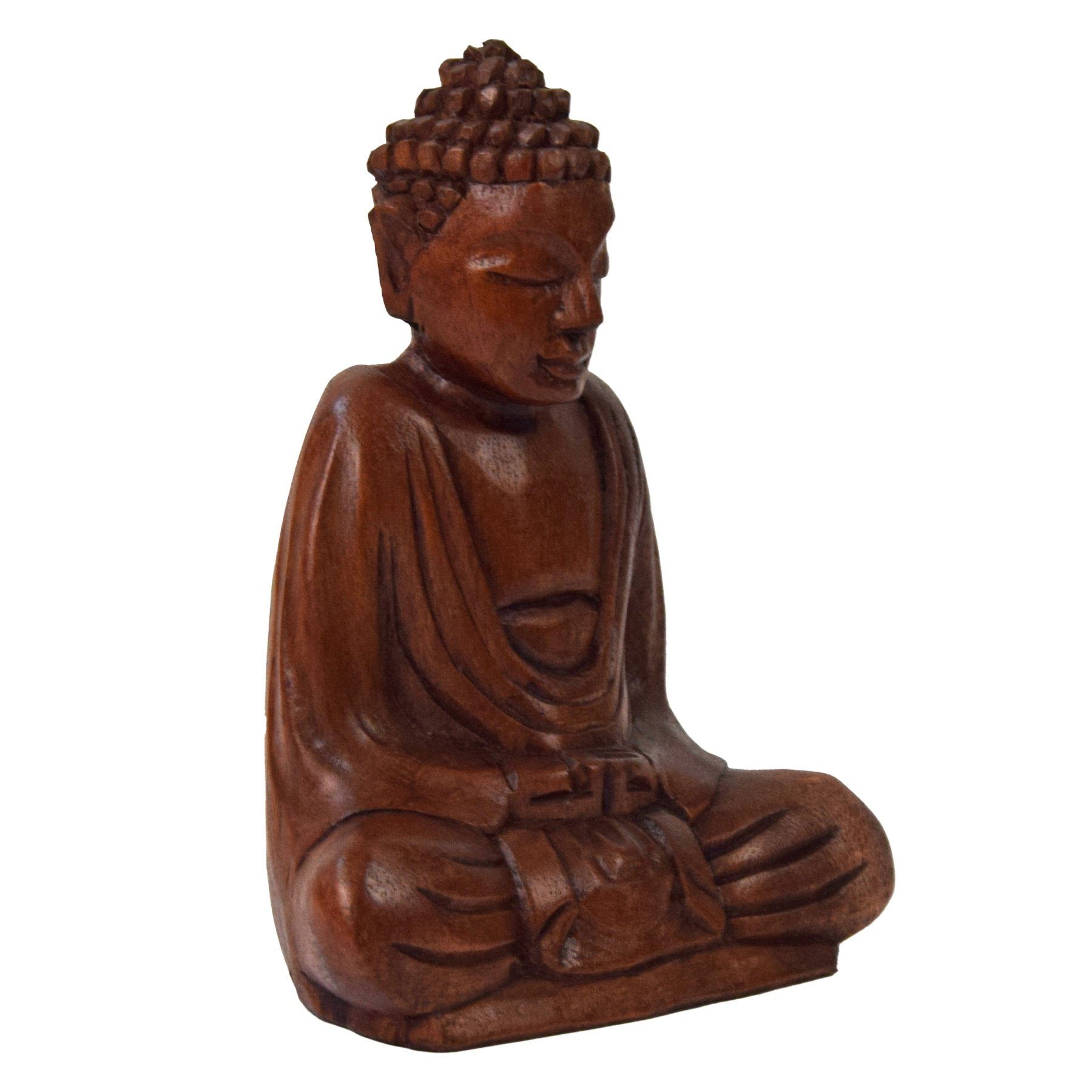 SIMANDRA Amitabha 15 Skulptur sitzend Buddha Meditation cm Om Lotus