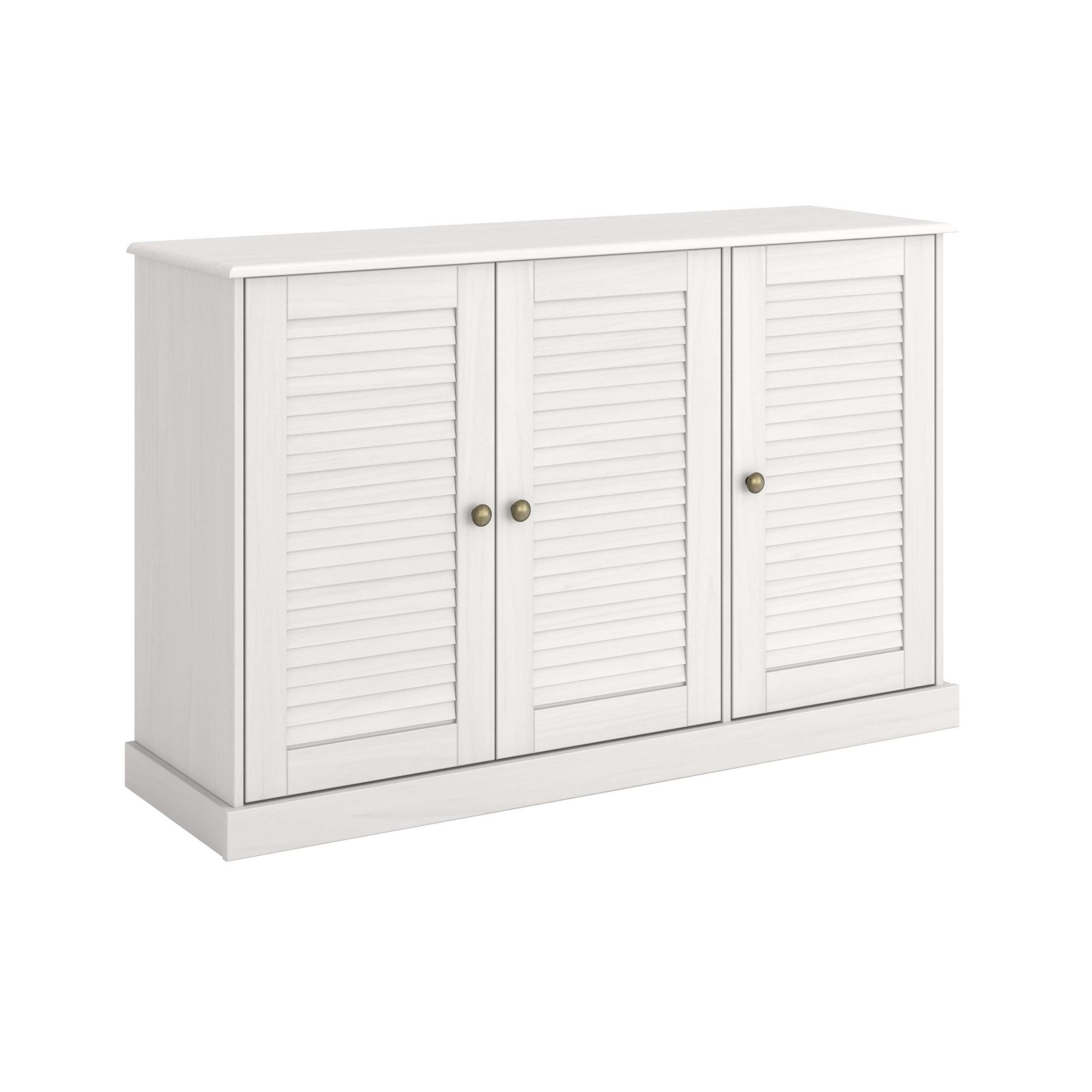OTTO home Sideboard Turia, mit Lamellentüren, Kommode aus massivem Kiefernholz, FSC®, Breite 125 cm