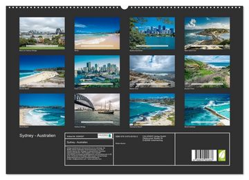 CALVENDO Wandkalender Sydney - Australien (Premium, hochwertiger DIN A2 Wandkalender 2023, Kunstdruck in Hochglanz)