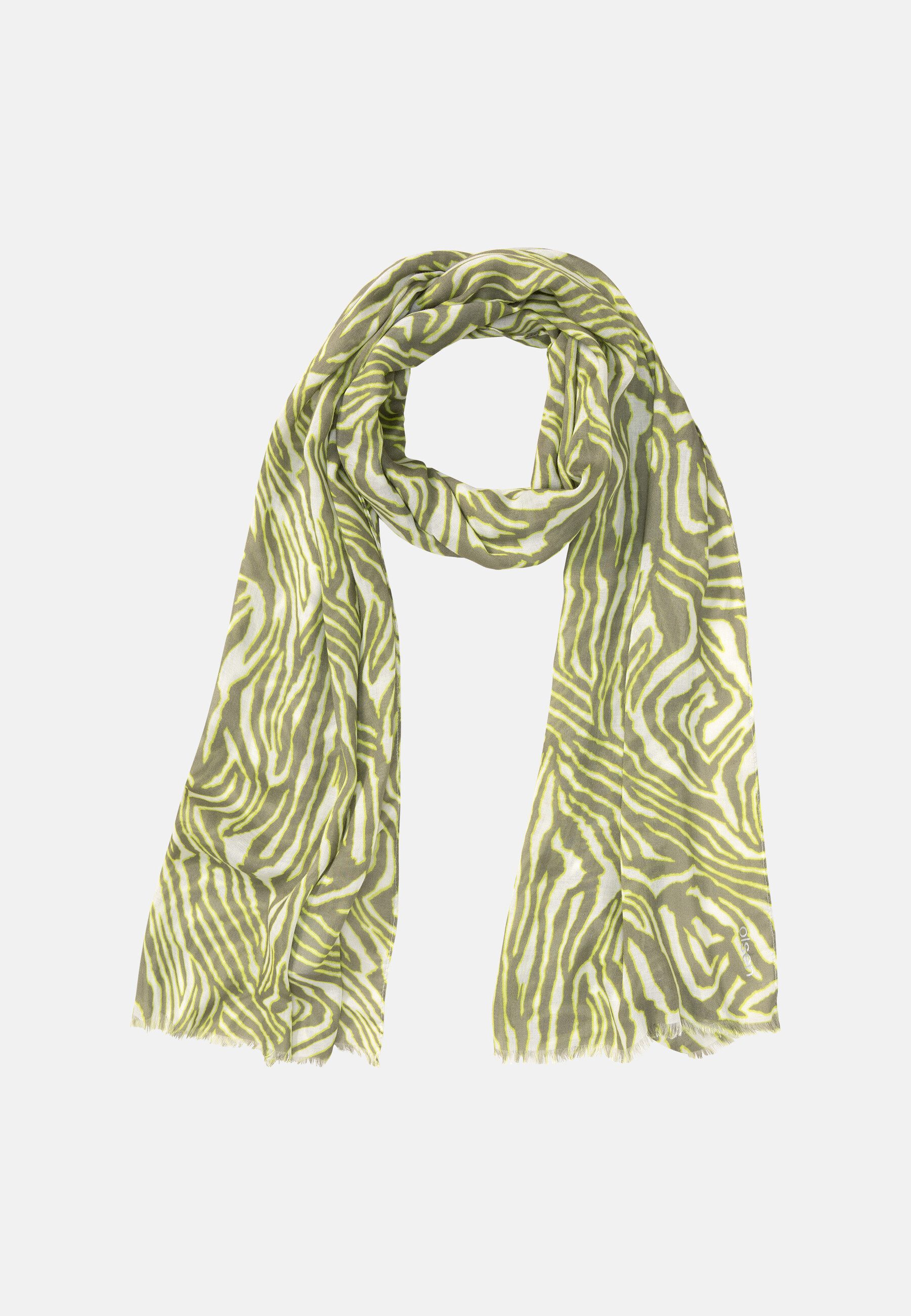 Olsen Modeschal Schal mit vollflächigem Zebra-Print