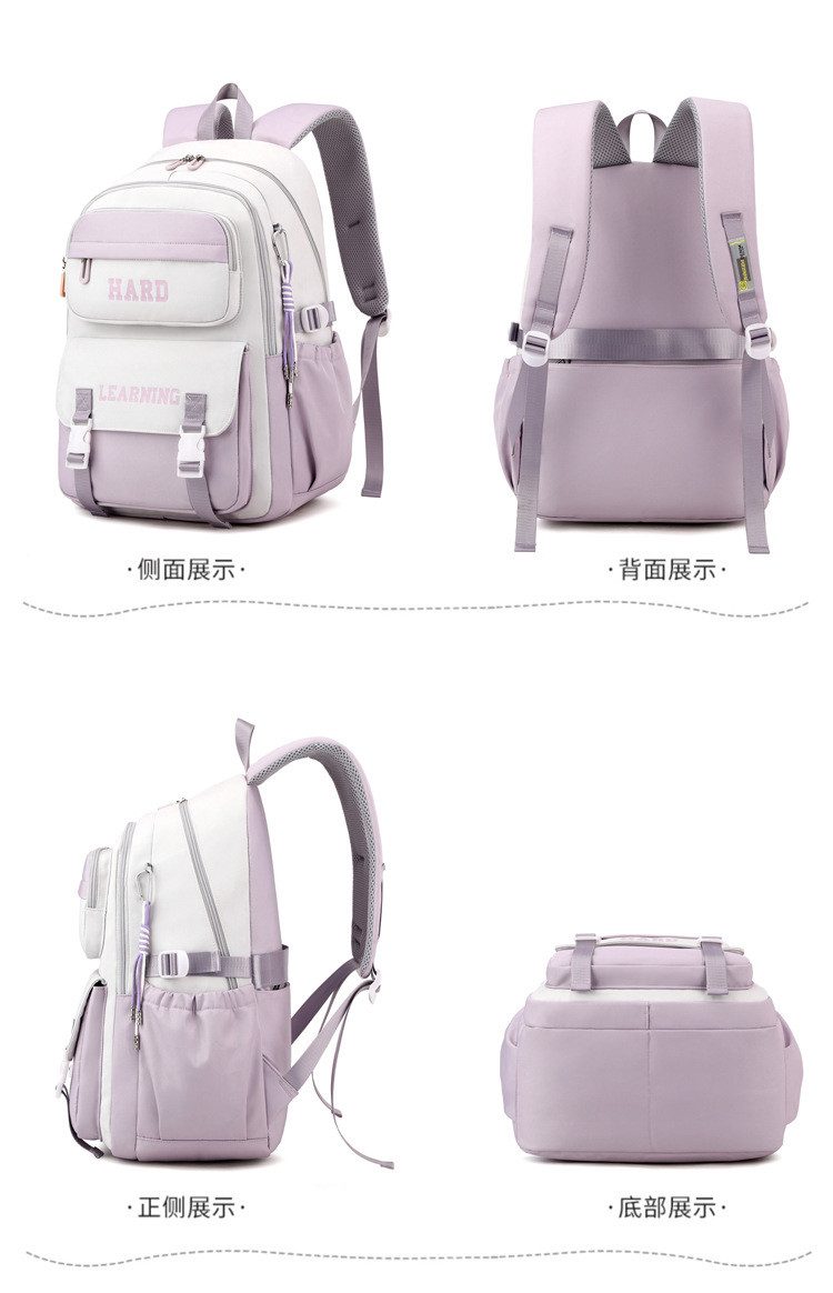 Mutig Schulrucksack Schulrucksack Teenager,große Kapazität Schulranzen Mit Trolleyband (Wasserdicht Lässiger Schulranzen,Unisex Geeignet für Teenager, Dieser Schulrucksack ist aus Polyester,wasserdicht verschleißfest), Geeignet für jugendliche zum Schulbesuch, Einkaufen,Reisen,Camping usw