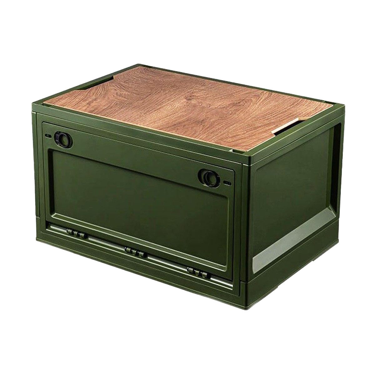 Vanit Aufbewahrungsbox Campingbox stepalbar # CB27 Transportbox 50,5 x 36 x 29,5cm Olive