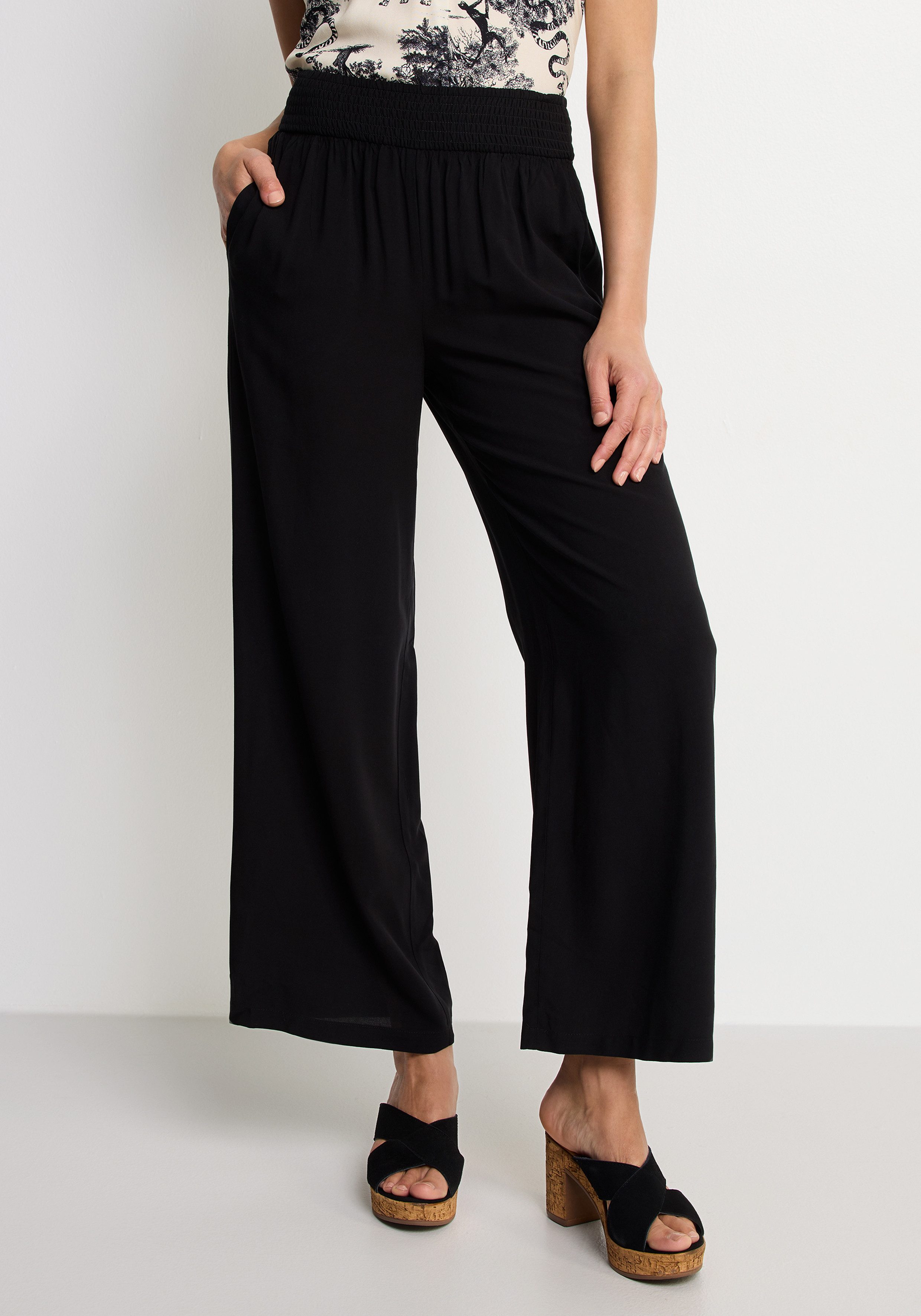 LASCANA Palazzohose aus Webware, Schlupfhose, leichte Sommerhose
