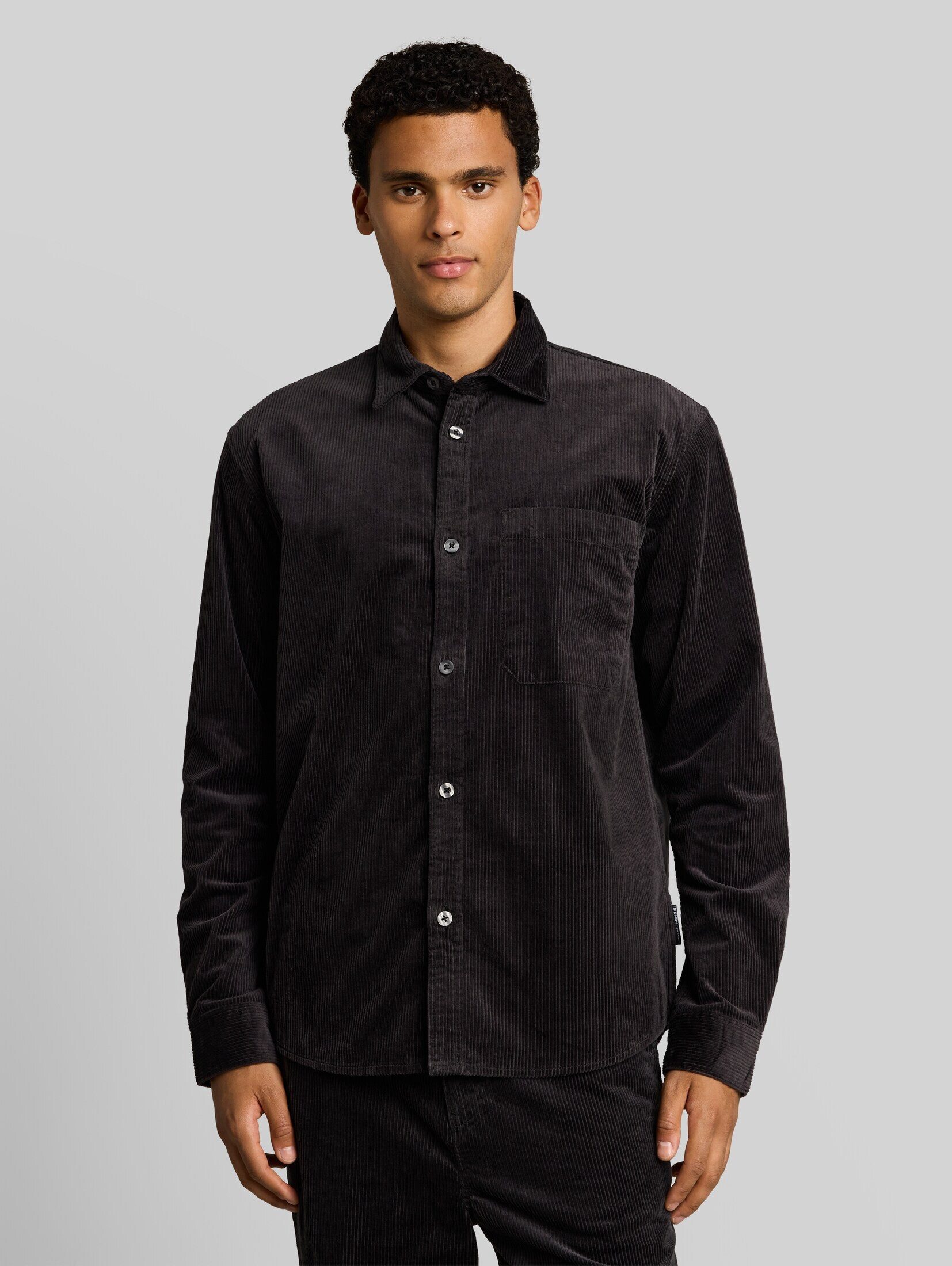 TOM TAILOR Denim Langarmhemd Blusen & Shirts Relaxed Fit Cordhemd mit Brusttasche
