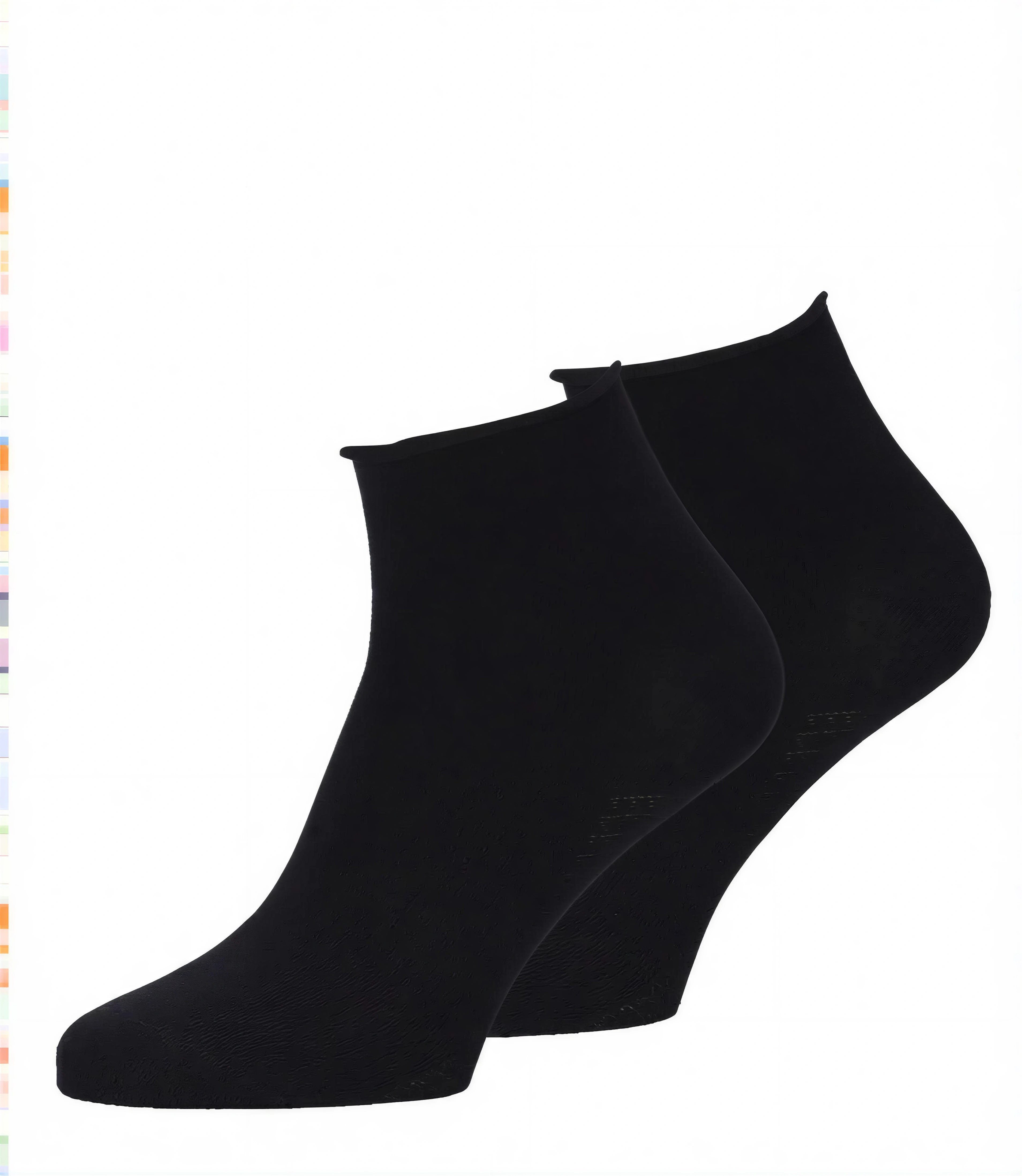 Tamaris Kurzsocken Damen Bambus mit Rollrand mit Active Airmesh Sohle (Set, 2-Paar, 2er-Pack) Thermo-Active Airmesh Sohle