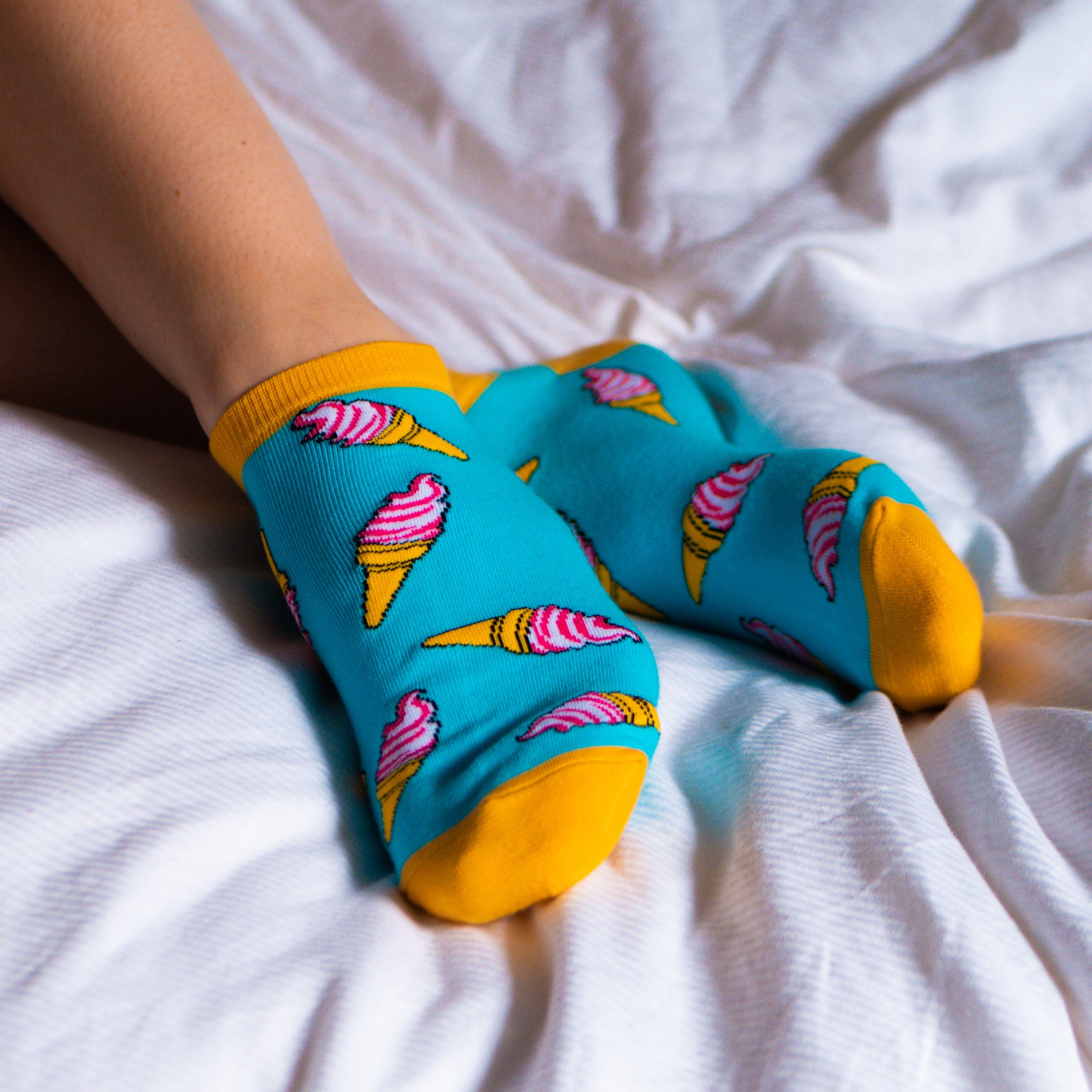 TwoSocks Sneakersocken Bunte Sneaker Socken lustige Füßlinge Damen & Herren, Einheitsgröße