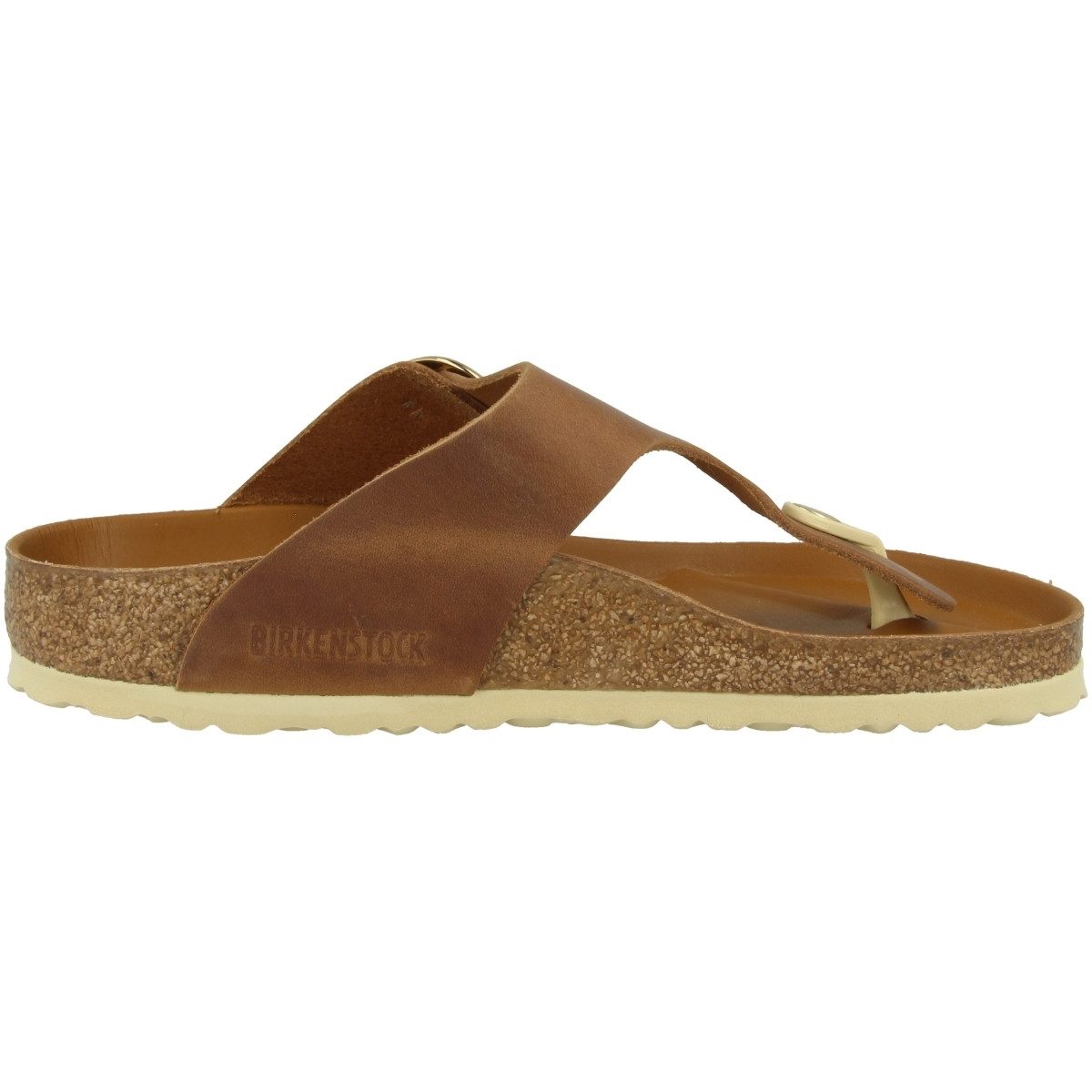Birkenstock Gizeh Big Buckle Naturleder normal Damen Zehentrenner Sandalen, Sandaletten, Sommerschuhe, Badeschuhe, Zehentrenner