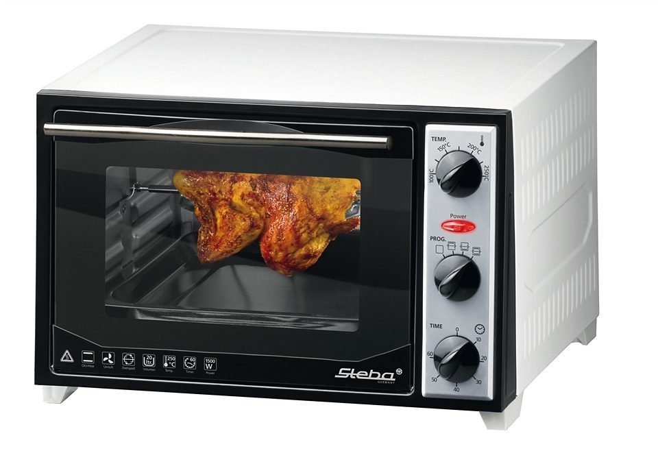 Steba Minibackofen KB 27U2, antihaftbeschichteter Innenraum, 20 l  antihaftbeschichteter Innenraum